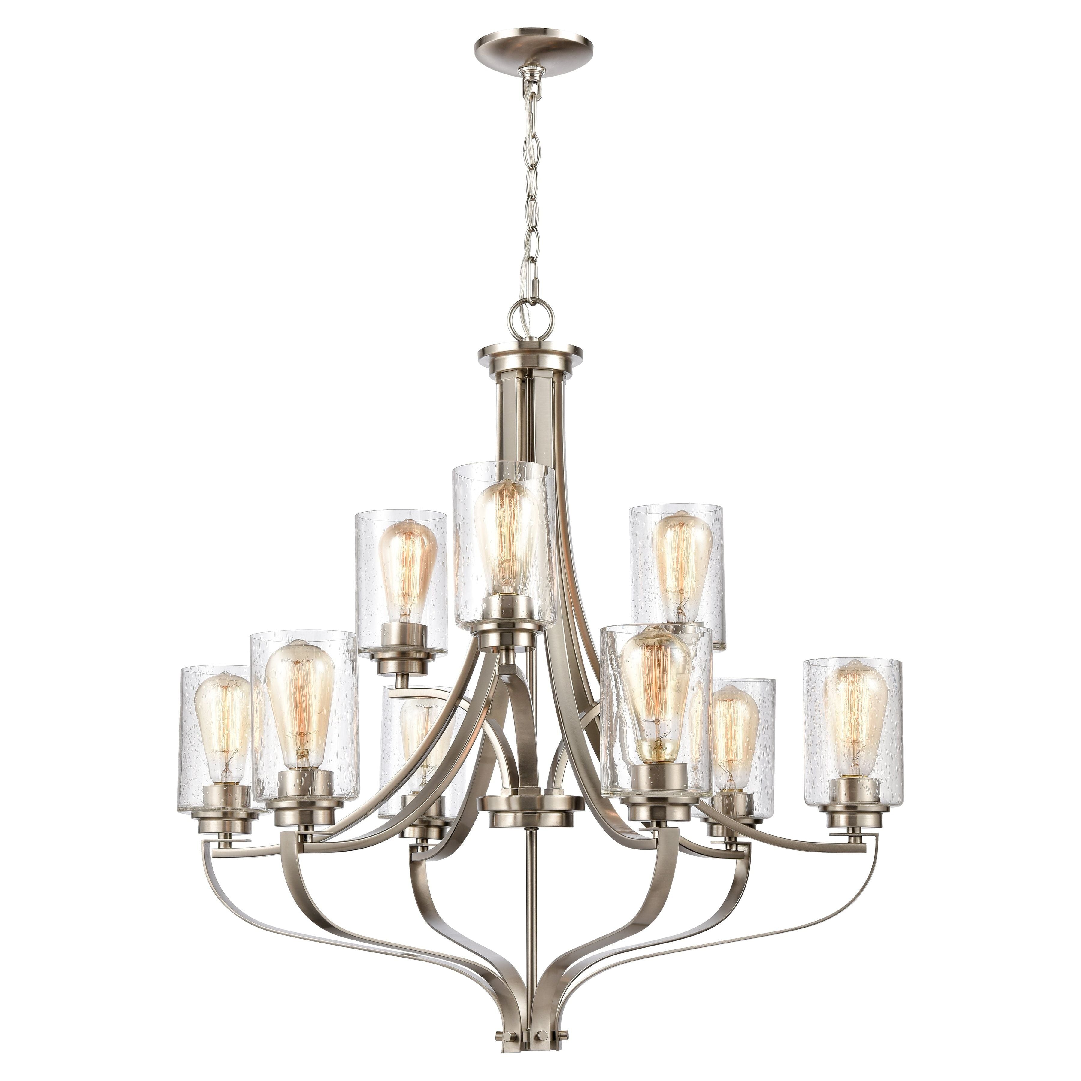 Market Square 29" Wide 9-Light Chandelier