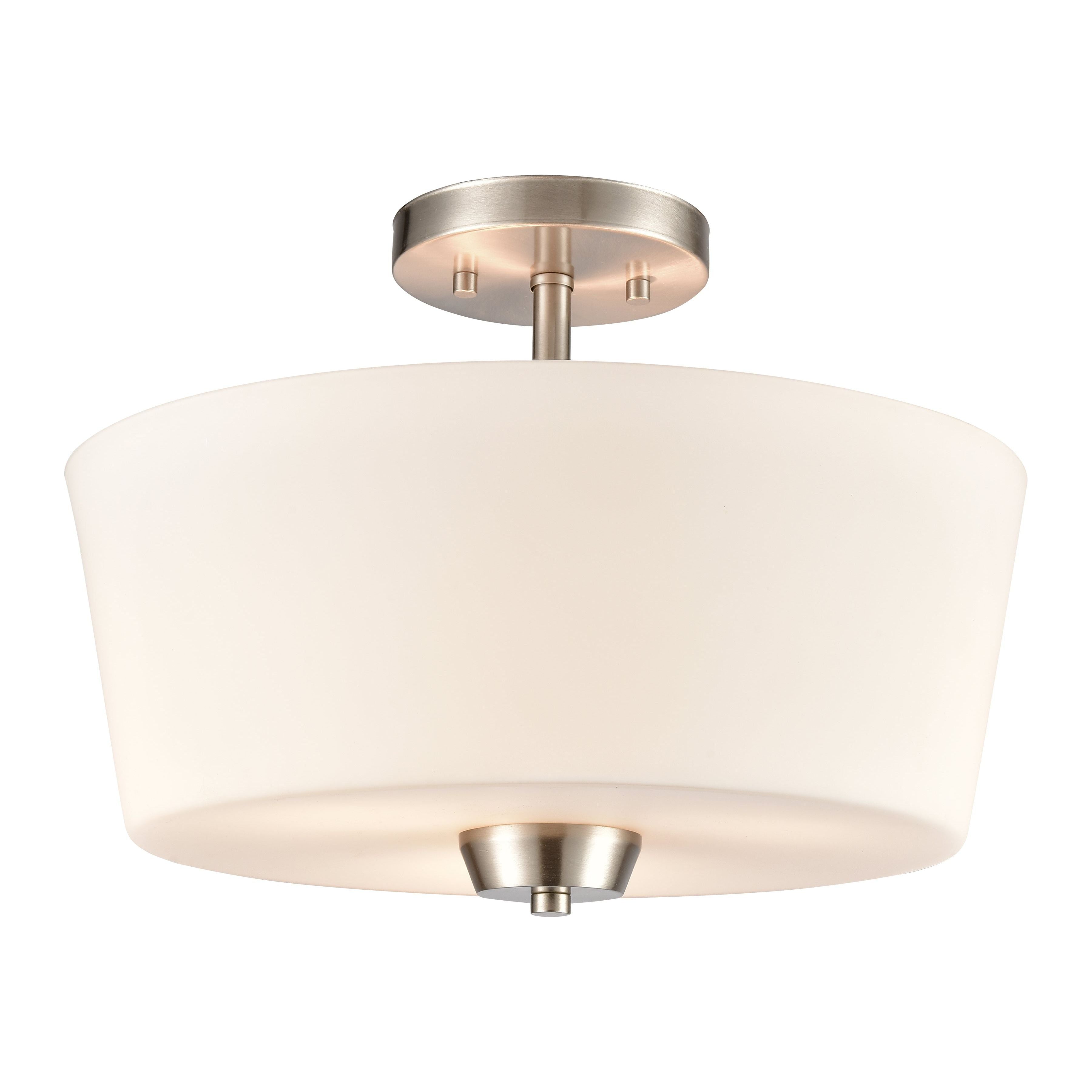 Winslow 15" Wide 3-Light Semi Flush Mount