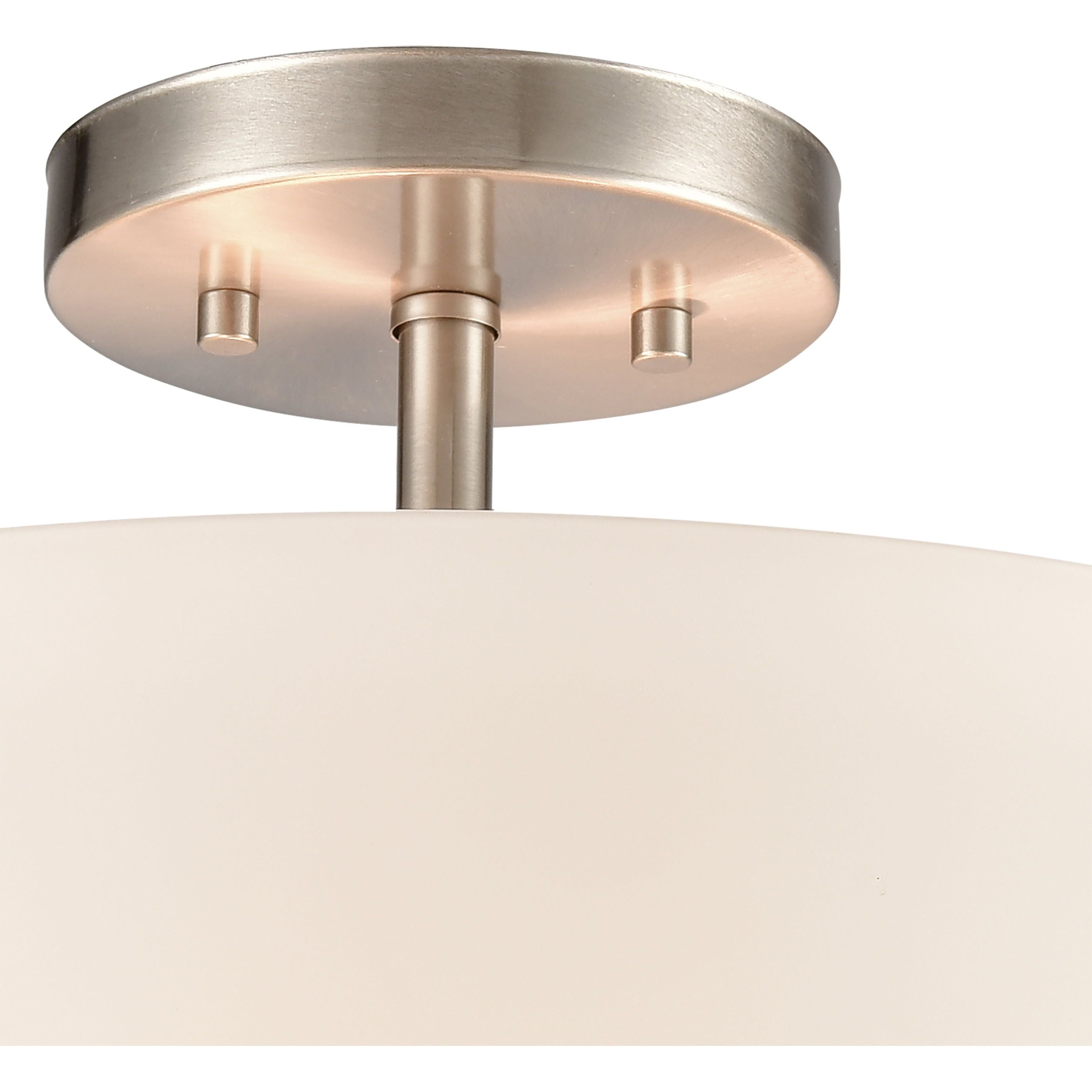 Winslow 15" Wide 3-Light Semi Flush Mount