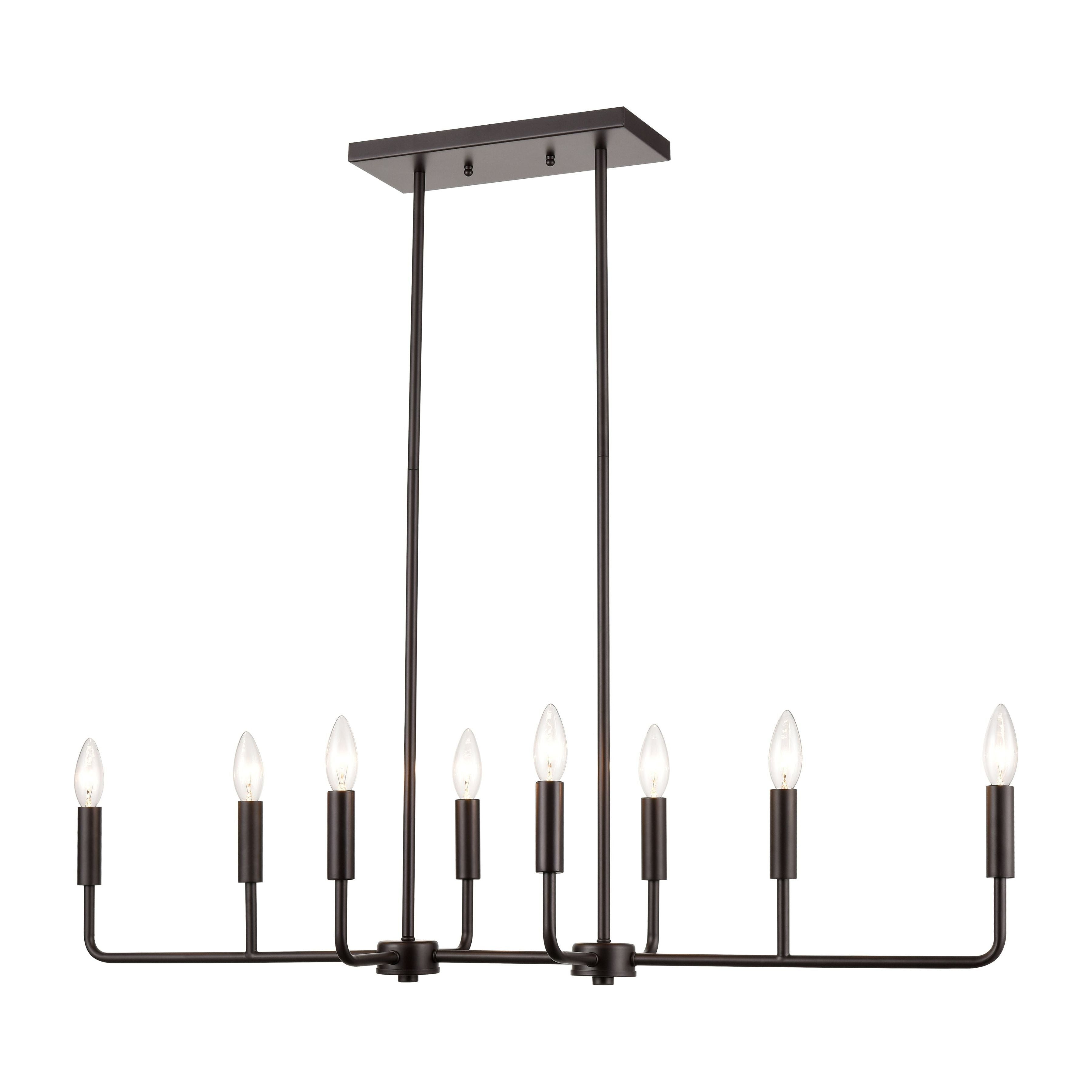 Park Slope 39" Wide 8-Light Linear Chandelier