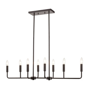 Park Slope 39" Wide 8-Light Linear Chandelier