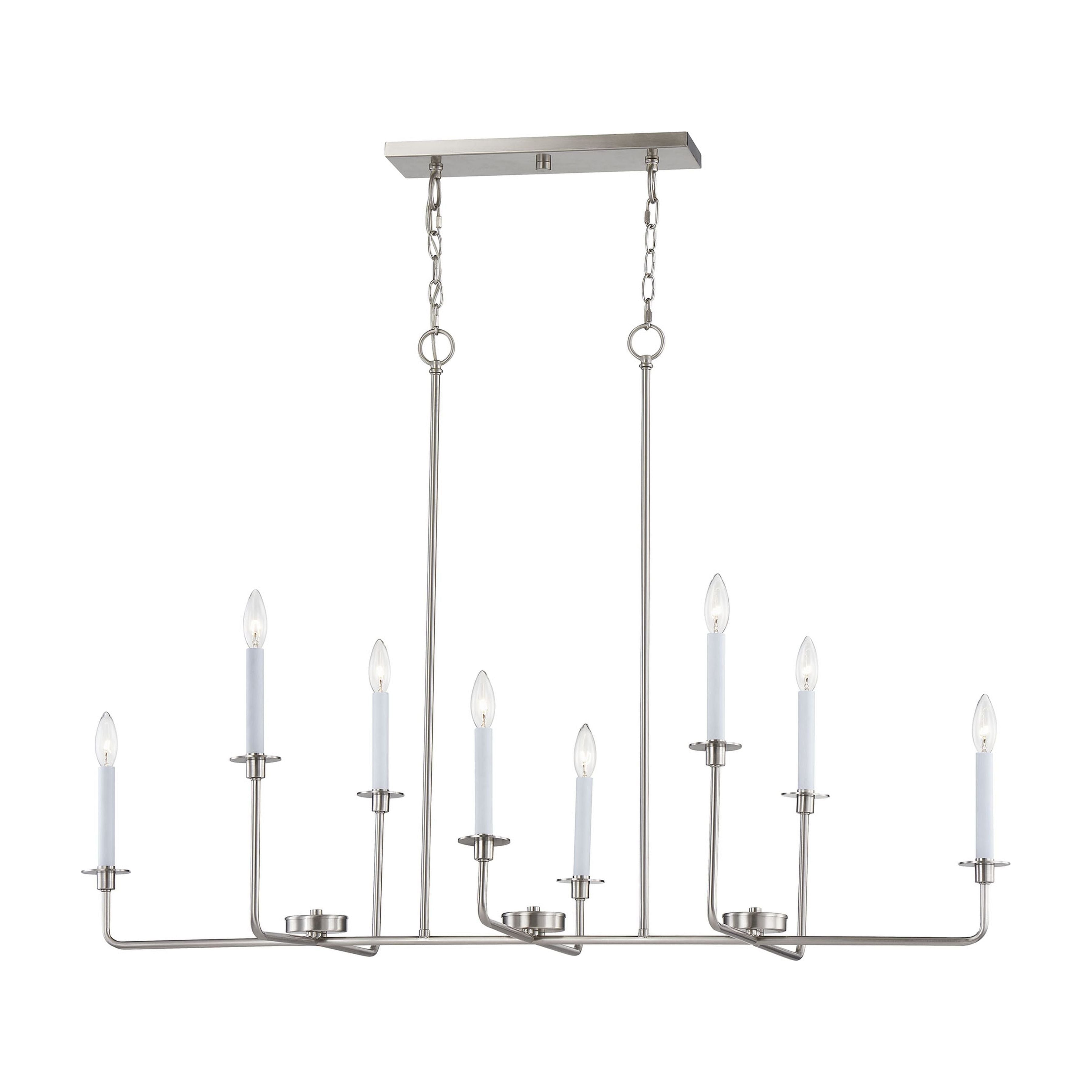 Lexington Green 48" Wide 8-Light Linear Chandelier