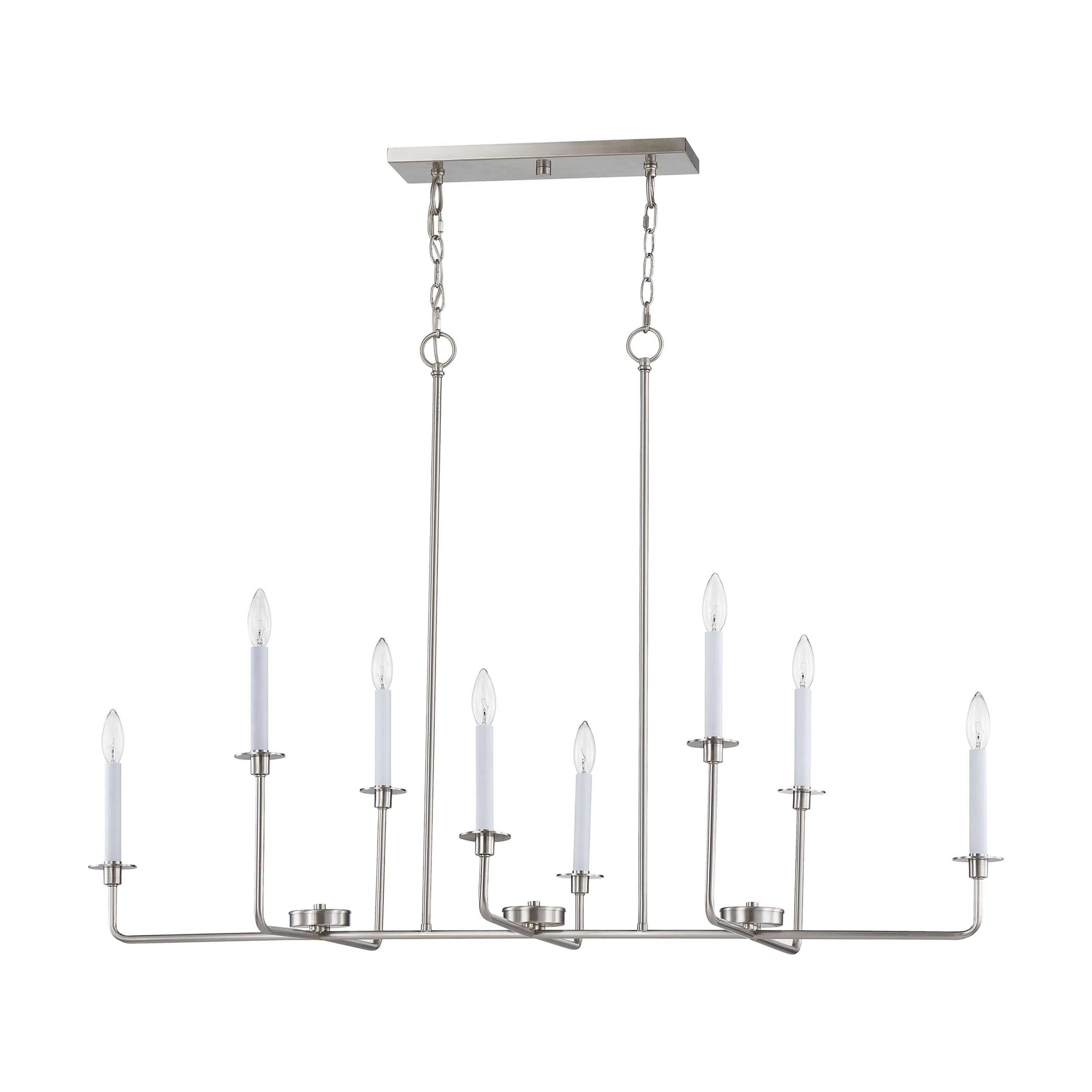 Lexington Green 48" Wide 8-Light Linear Chandelier