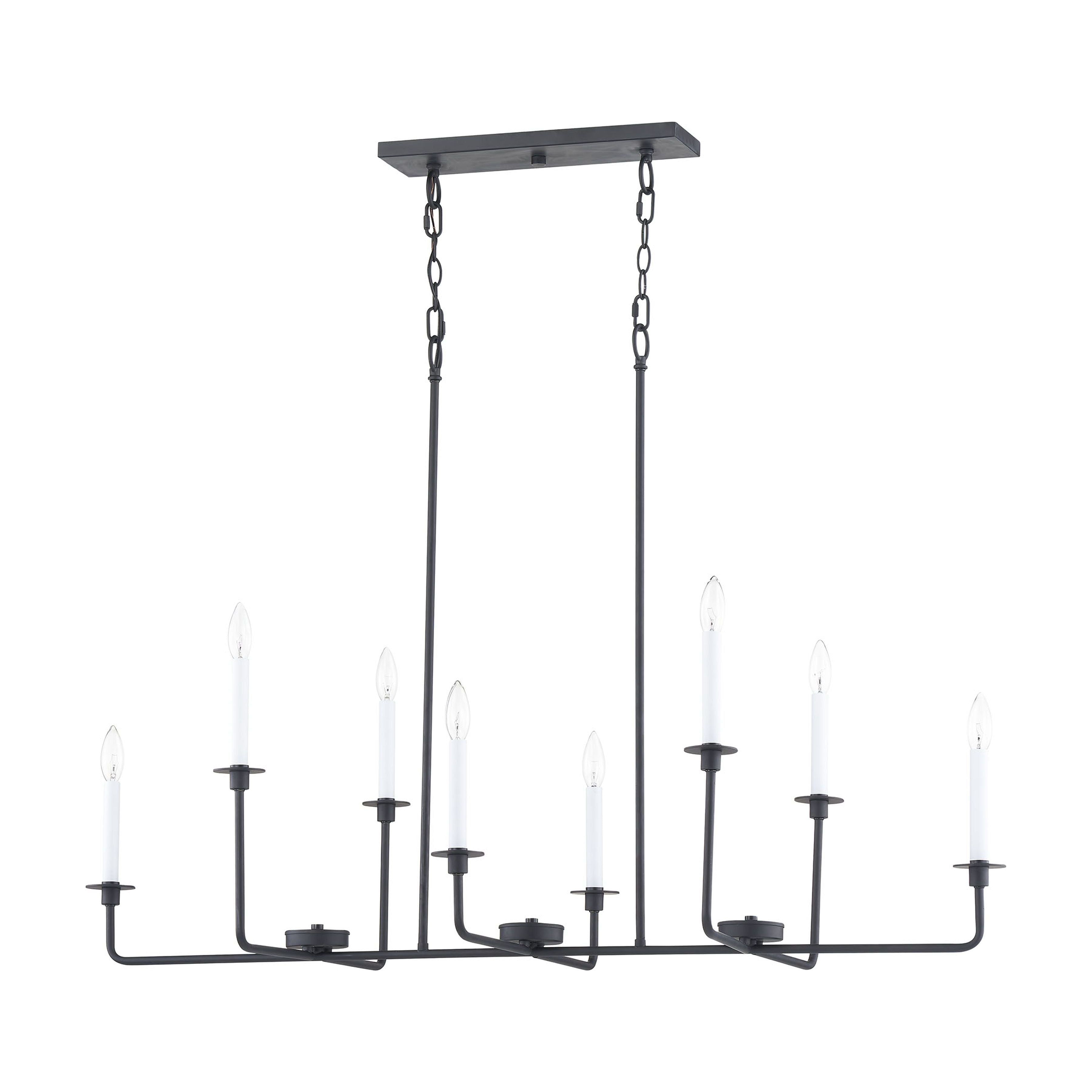 Lexington Green 48" Wide 8-Light Linear Chandelier