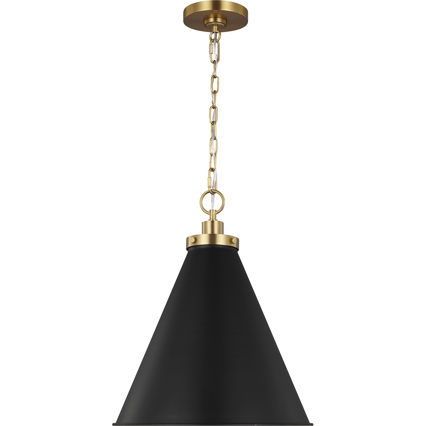 Visual Comfort Studio Collection - Wellfleet Medium Cone Pendant - Lights Canada