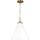 Visual Comfort Studio Collection - Wellfleet Medium Cone Pendant - Lights Canada