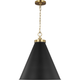 Visual Comfort Studio Collection - Wellfleet Large Cone Pendant - Lights Canada