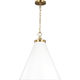 Visual Comfort Studio Collection - Wellfleet Large Cone Pendant - Lights Canada