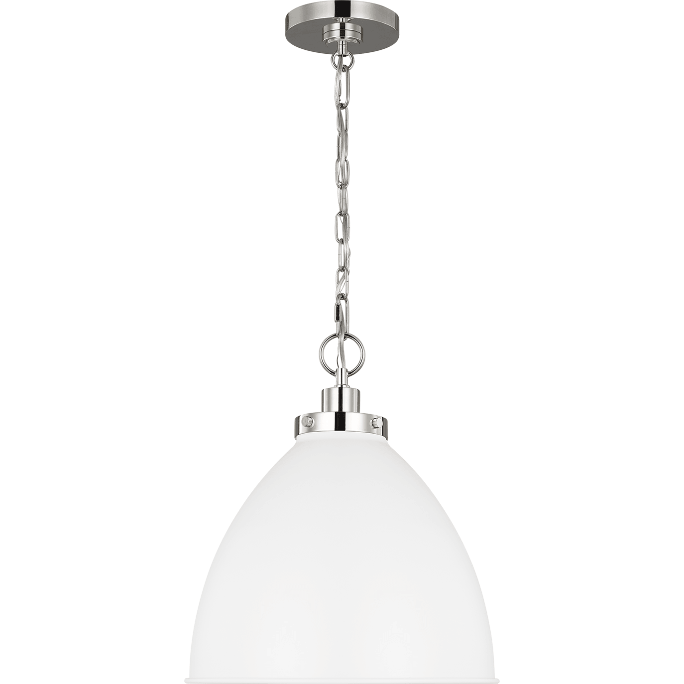 Visual Comfort Studio Collection - Wellfleet Medium Dome Pendant - Lights Canada