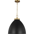 Visual Comfort Studio Collection - Wellfleet Large Dome Pendant - Lights Canada
