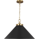 Visual Comfort Studio Collection - Wellfleet Wide Cone Pendant - Lights Canada