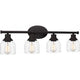 Caverly 4-Light Bath Light