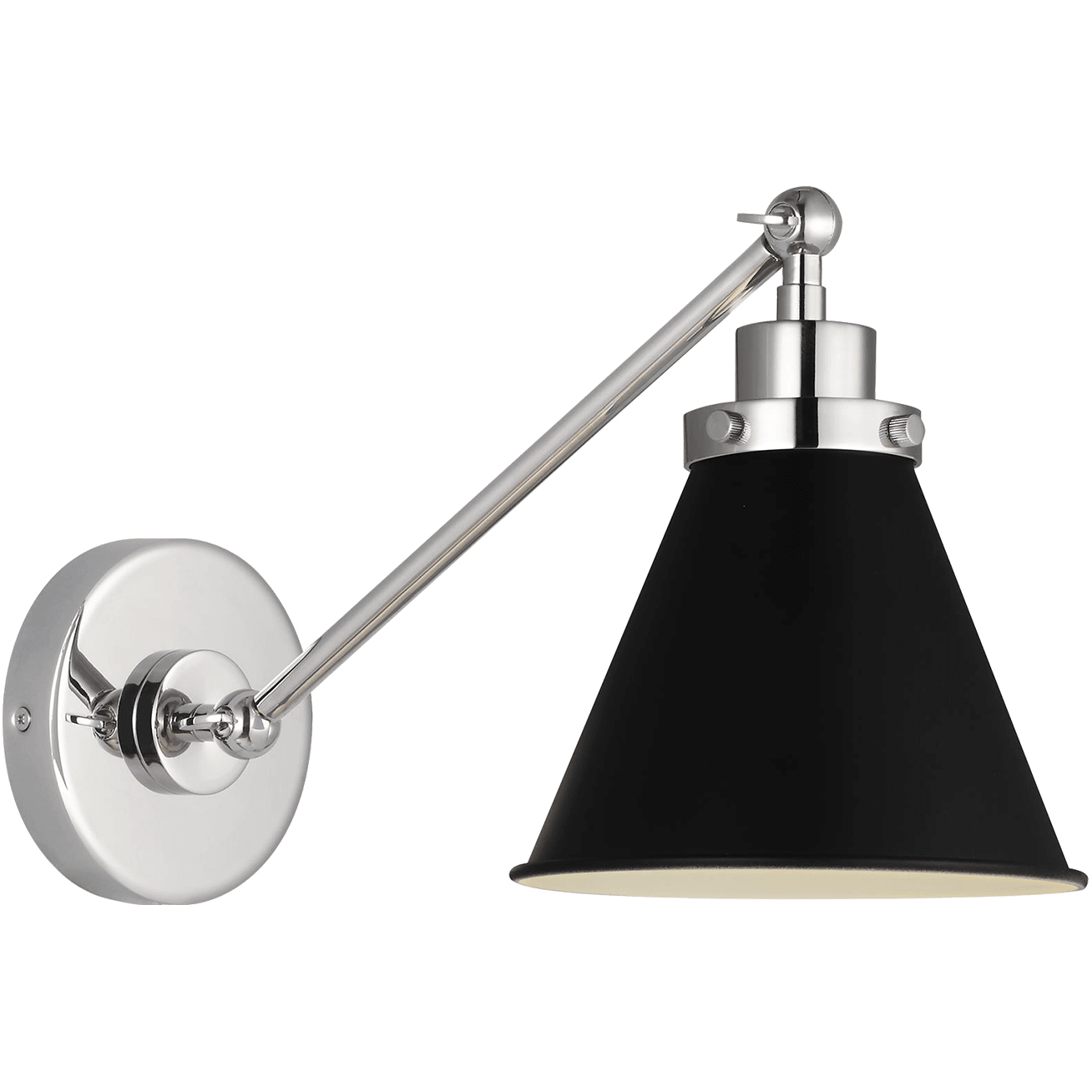 Visual Comfort Studio Collection - Wellfleet Single Arm Cone Task Sconce - Lights Canada