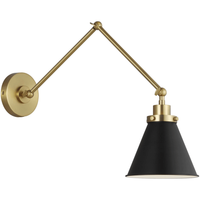 Wellfleet Double Arm Cone Task Sconce