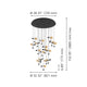 Dracera 32" 17-Light LED Pendant