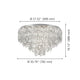 Calmeilles 31" 10-Light Flush Mount