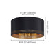Esteperra 18" 1-Light Flush Mount