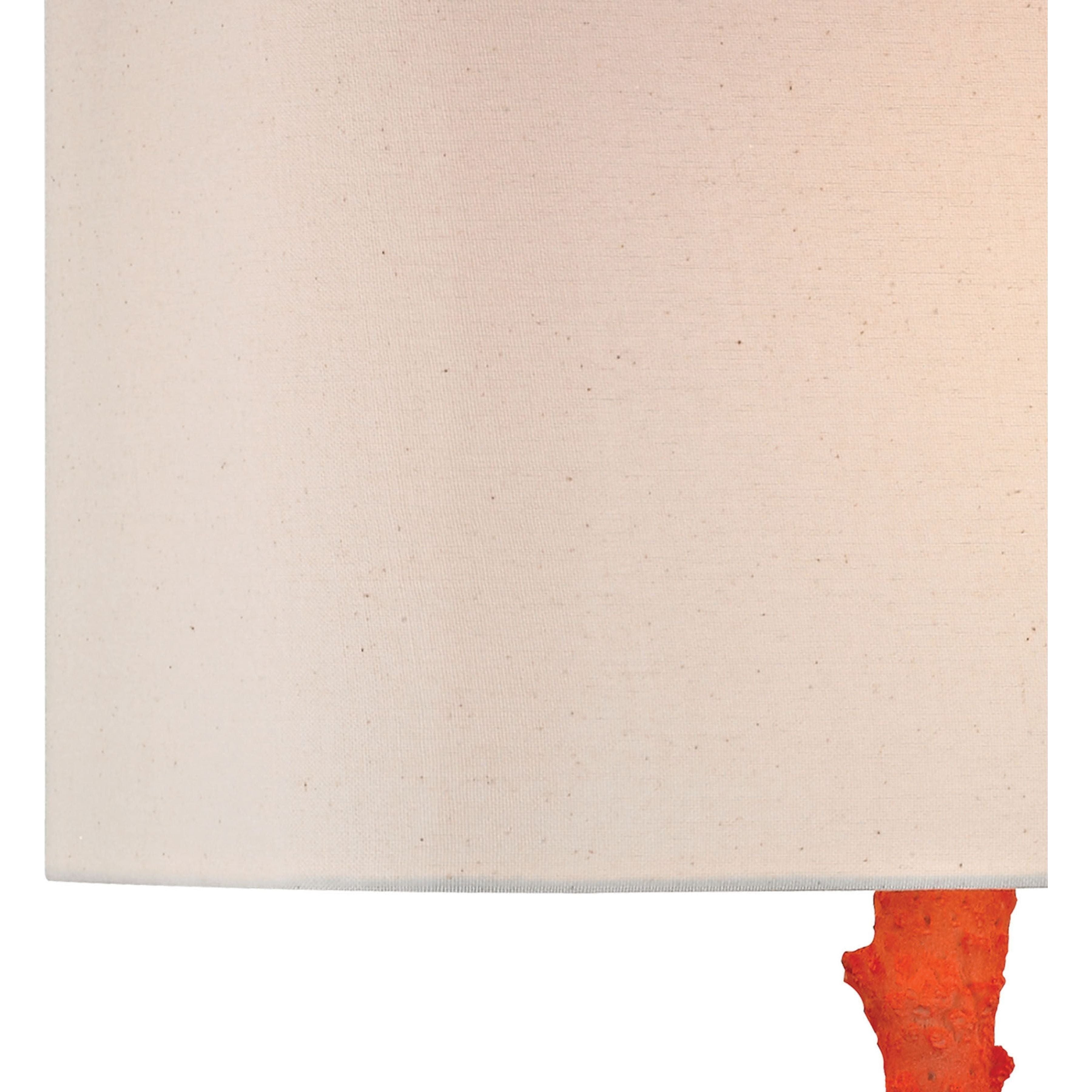 Red Coral 28" High 1-Light Table Lamp