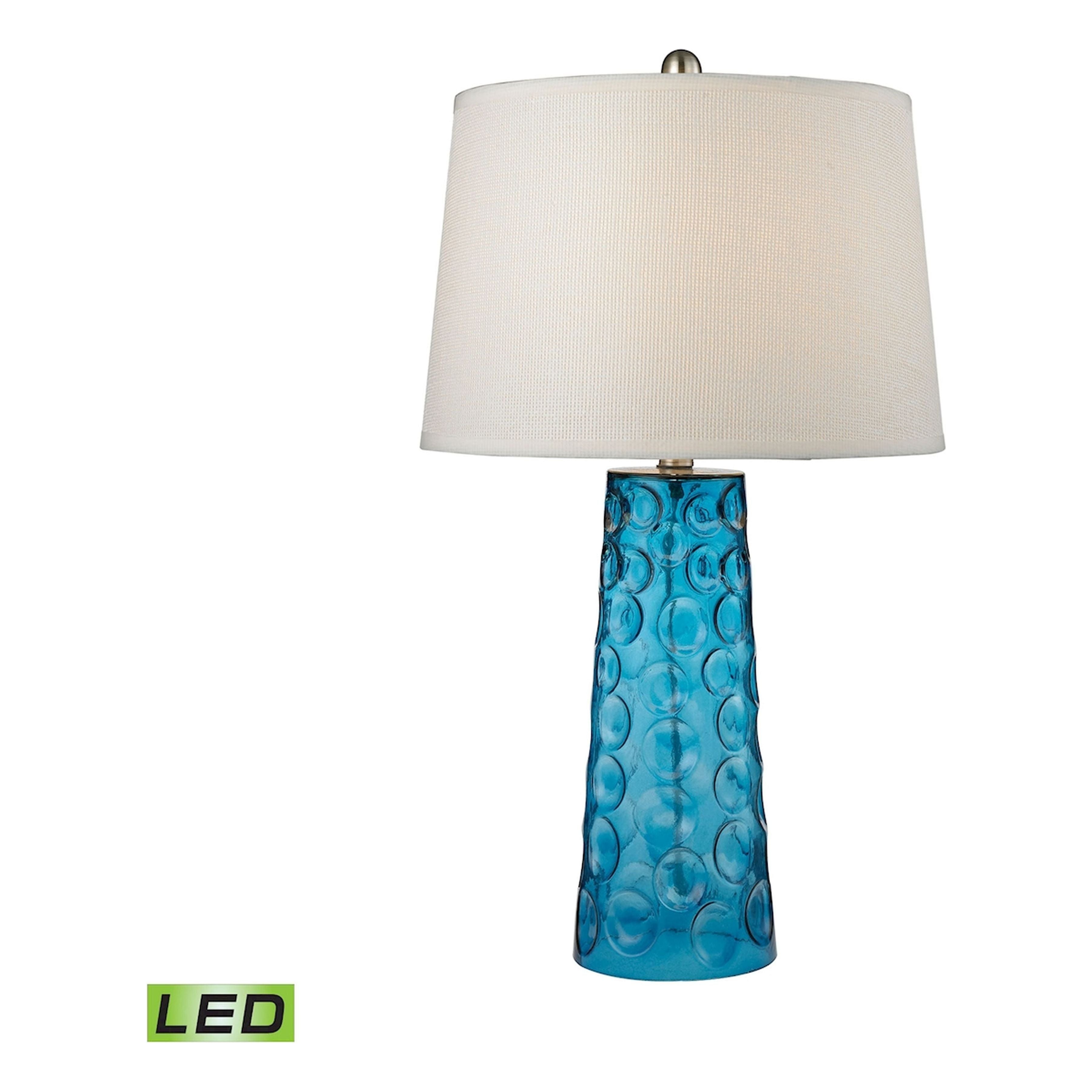 Hammered Glass 27" High 1-Light Table Lamp