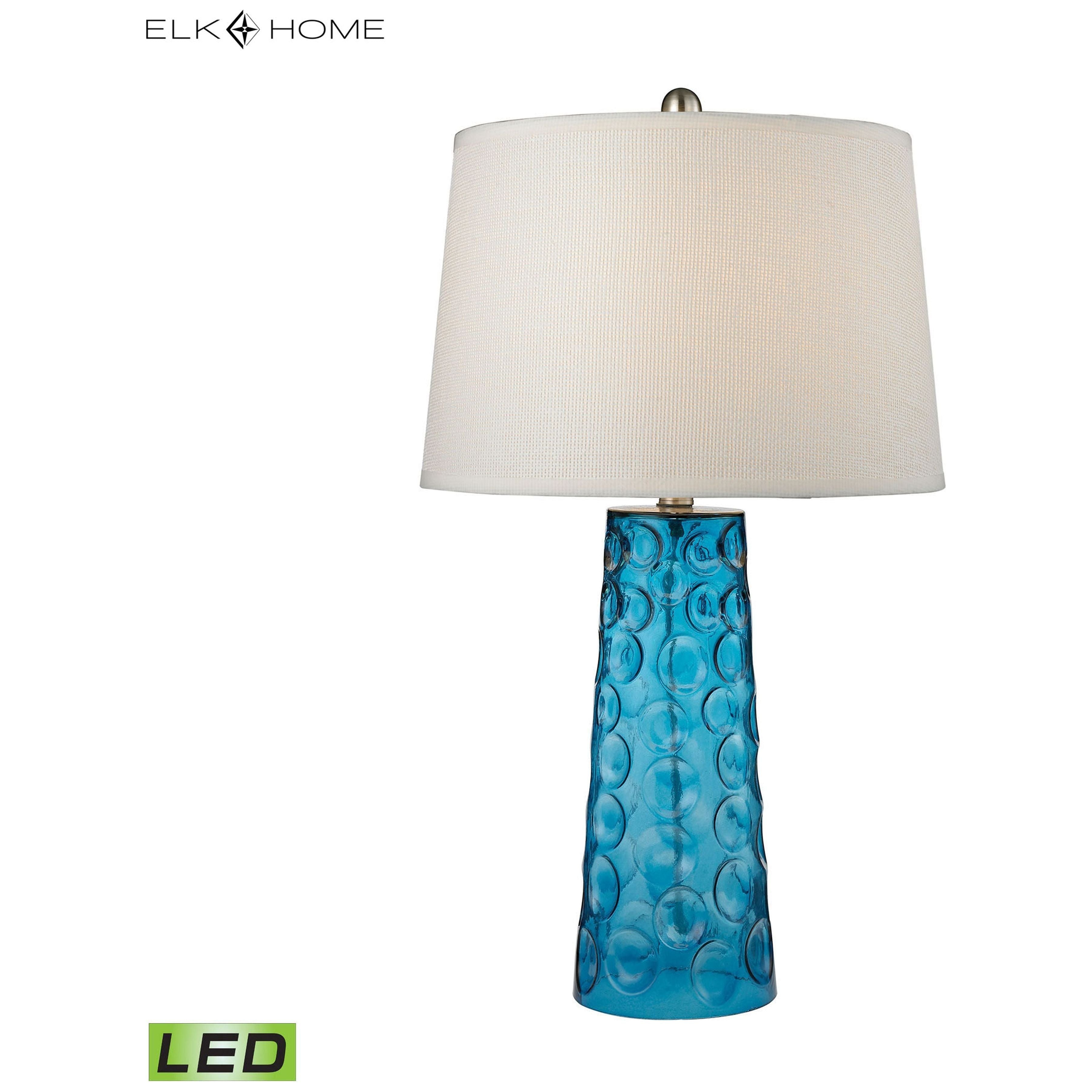 Hammered Glass 27" High 1-Light Table Lamp