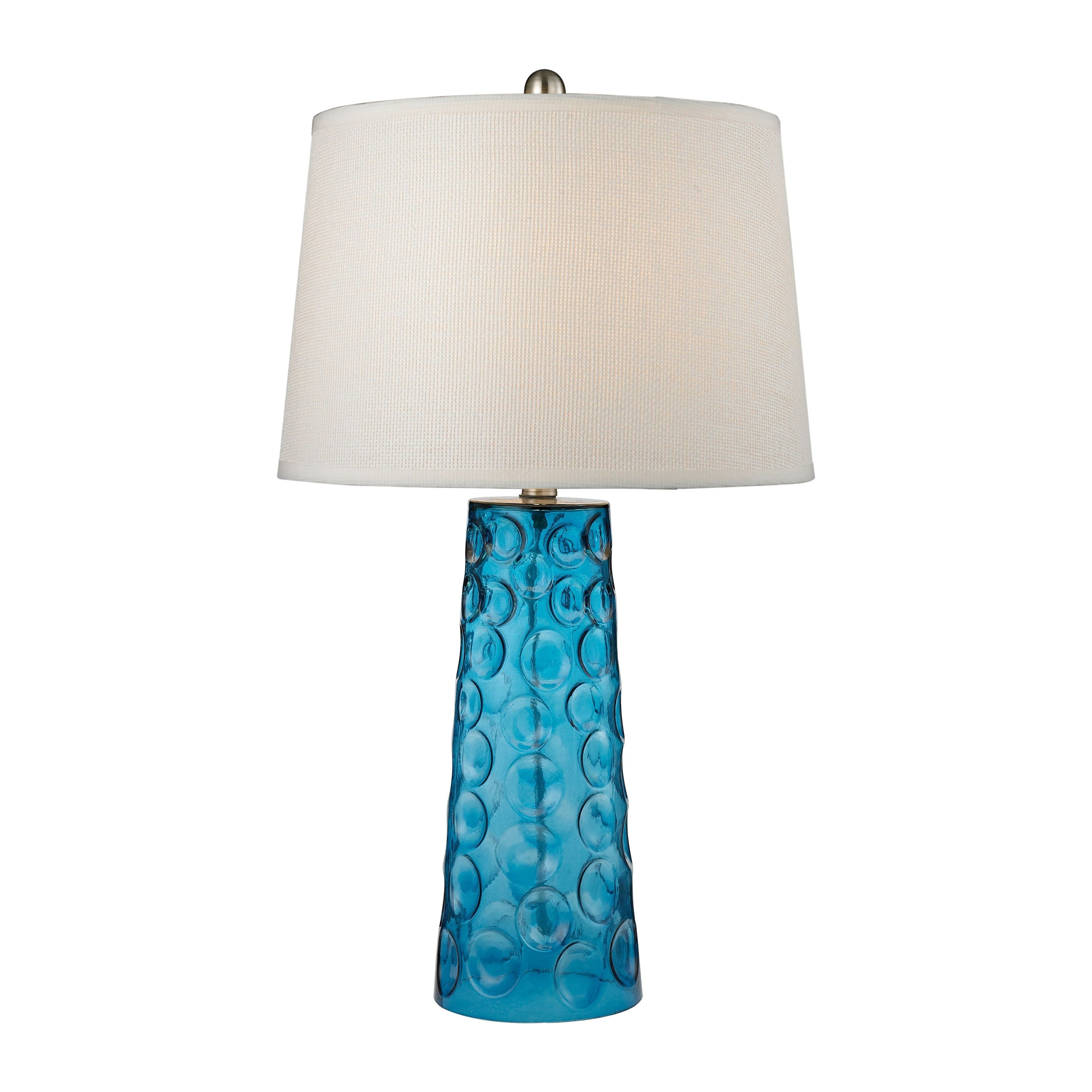 Hammered Glass 27" High 1-Light Table Lamp