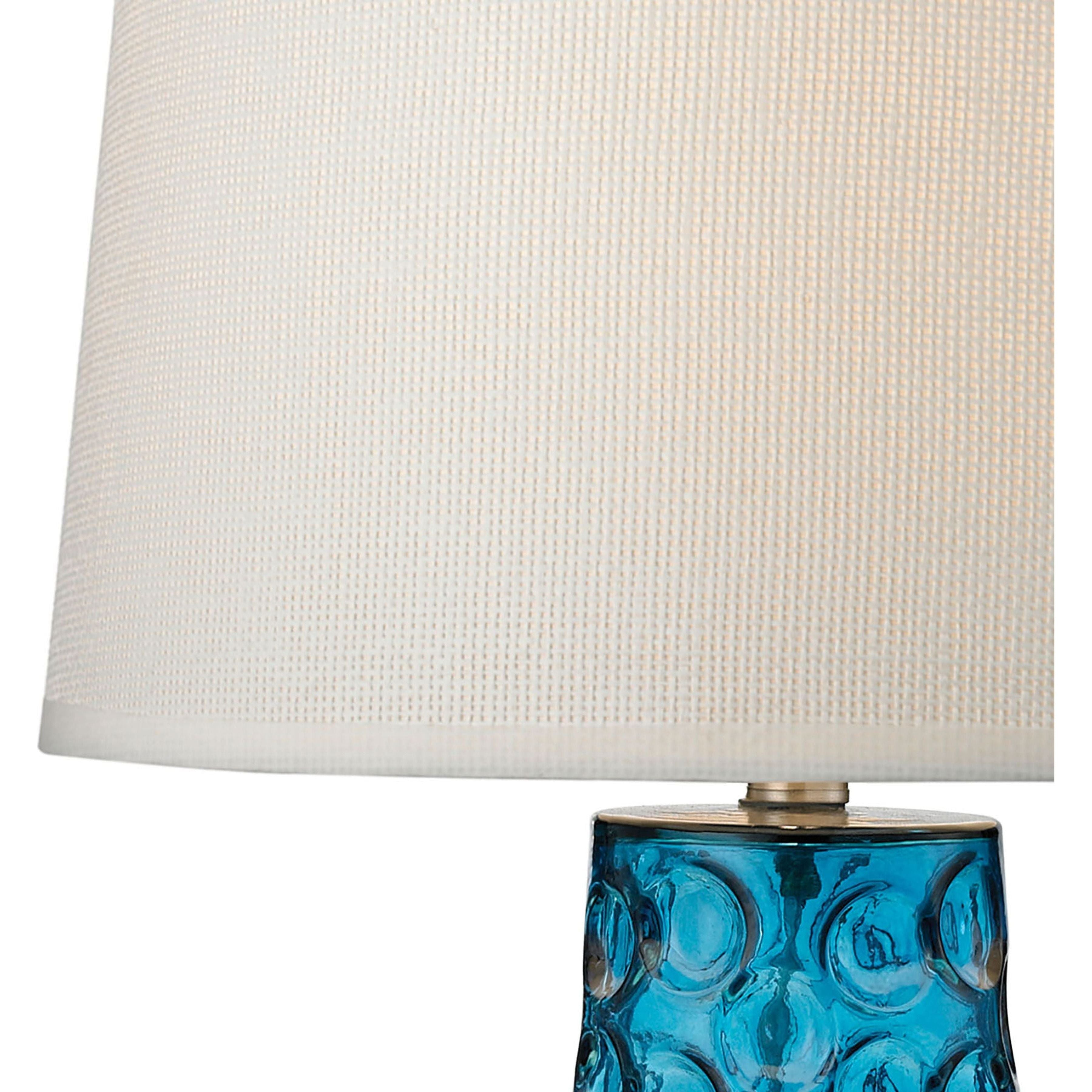 Hammered Glass 27" High 1-Light Table Lamp