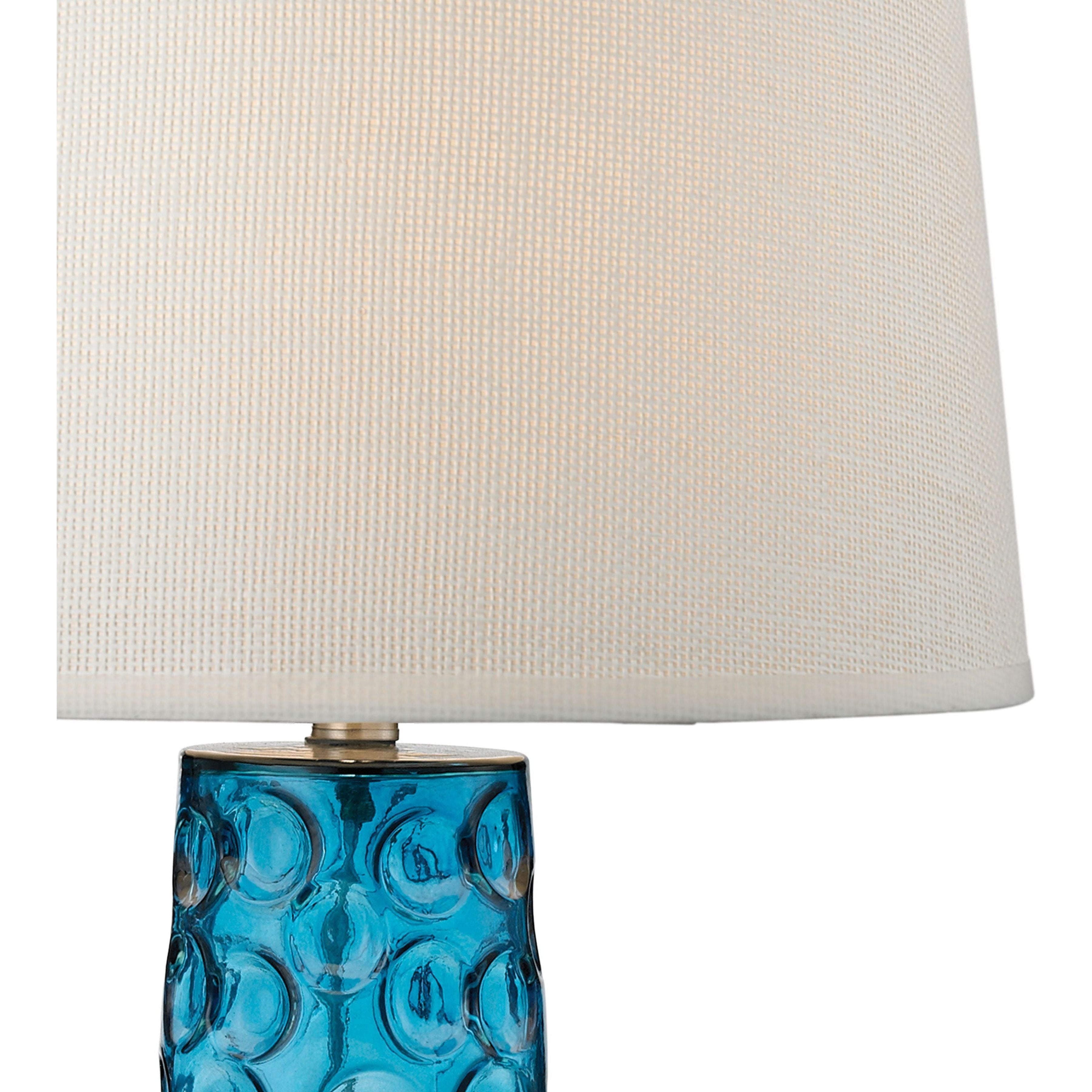 Hammered Glass 27" High 1-Light Table Lamp