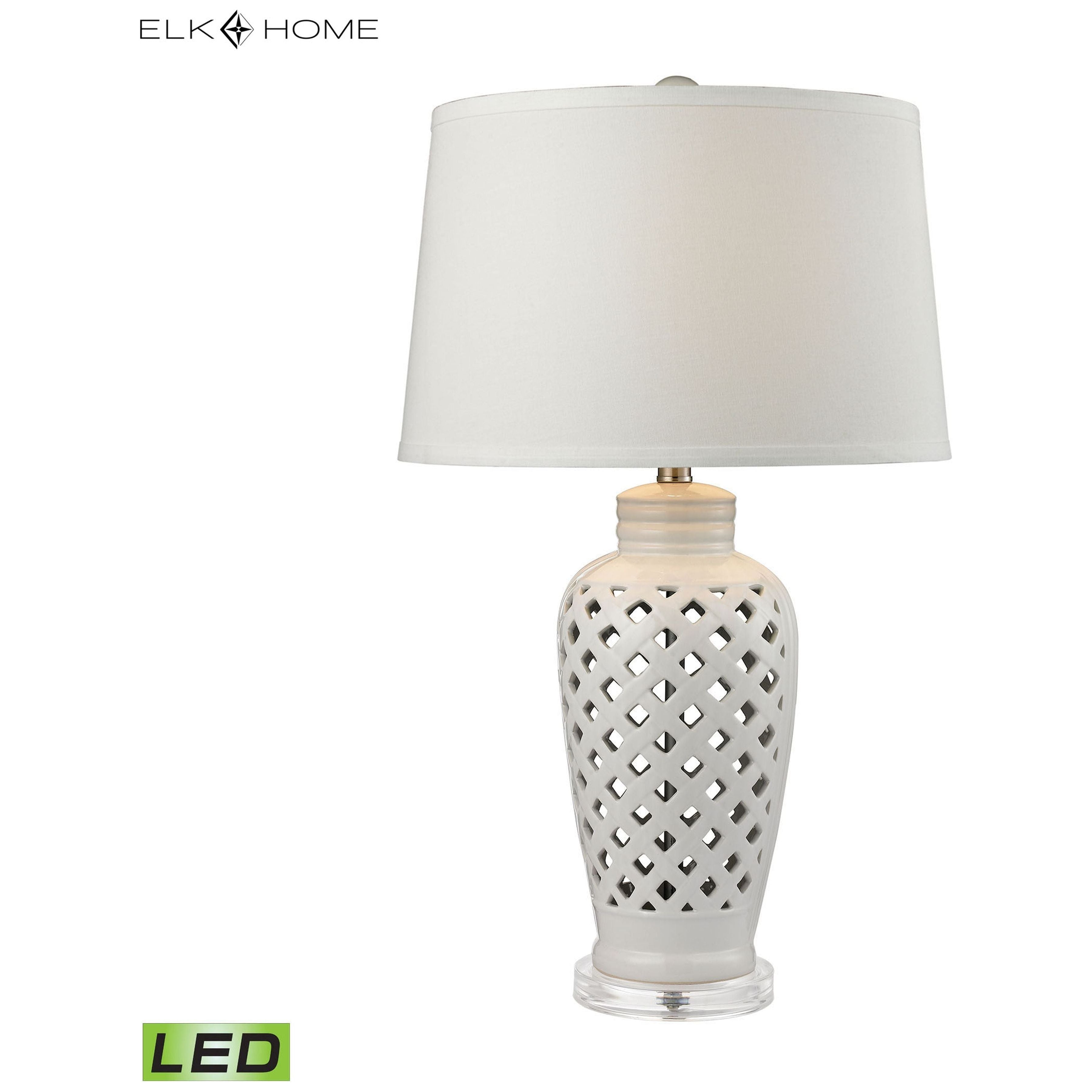 Openwork 27" High 1-Light Table Lamp