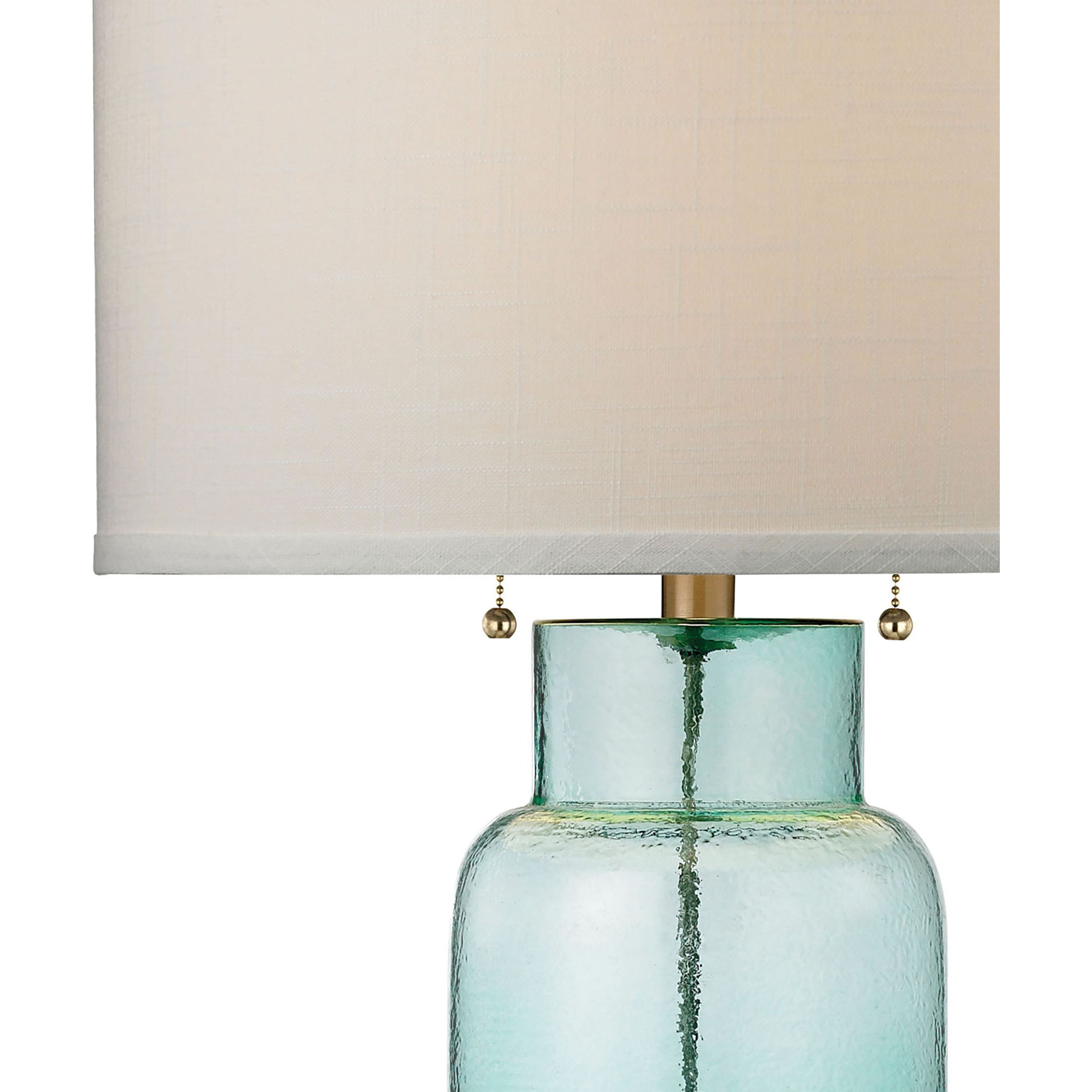 Glass Bottle 30" High 1-Light Table Lamp