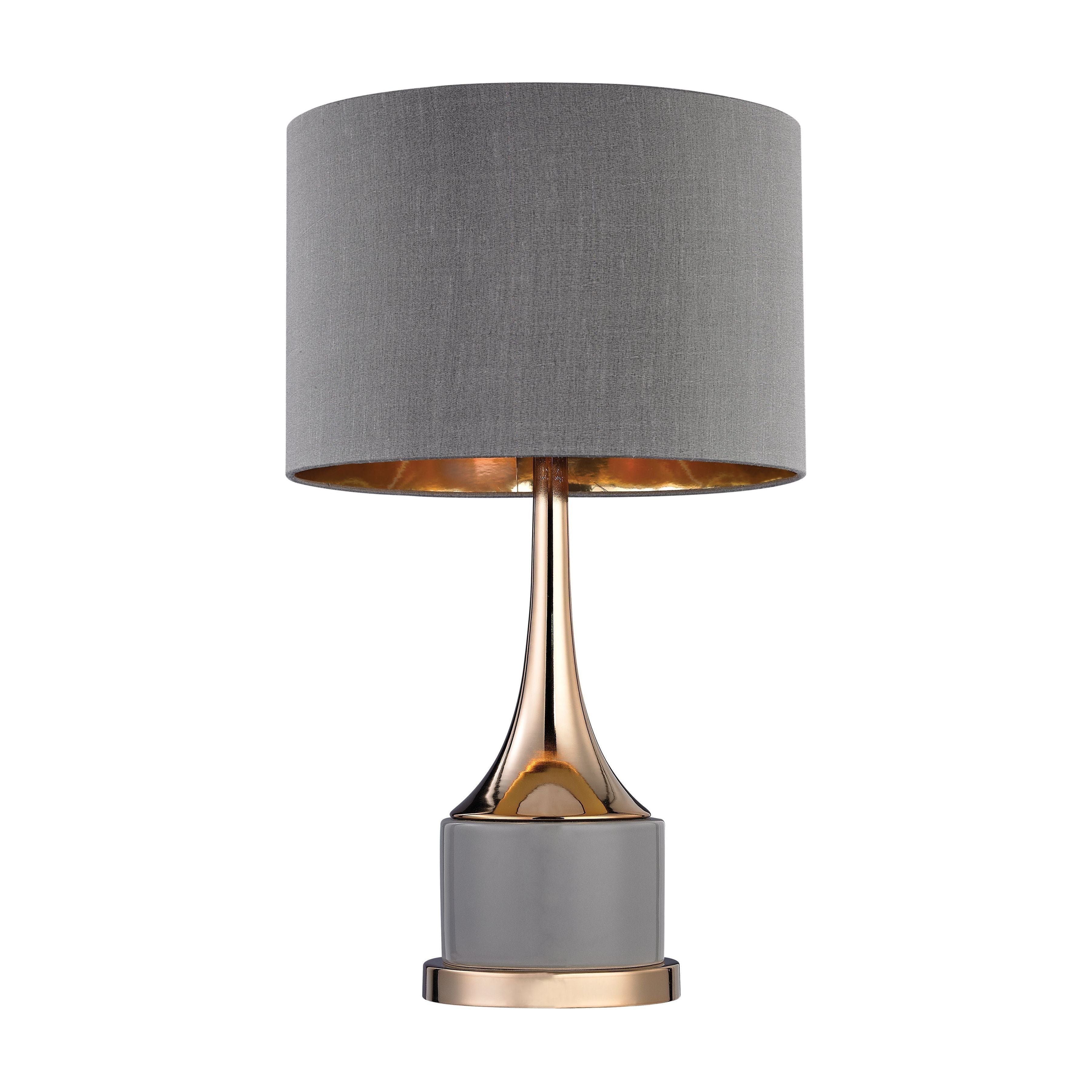 Cone Neck 18.5" High 1-Light Table Lamp