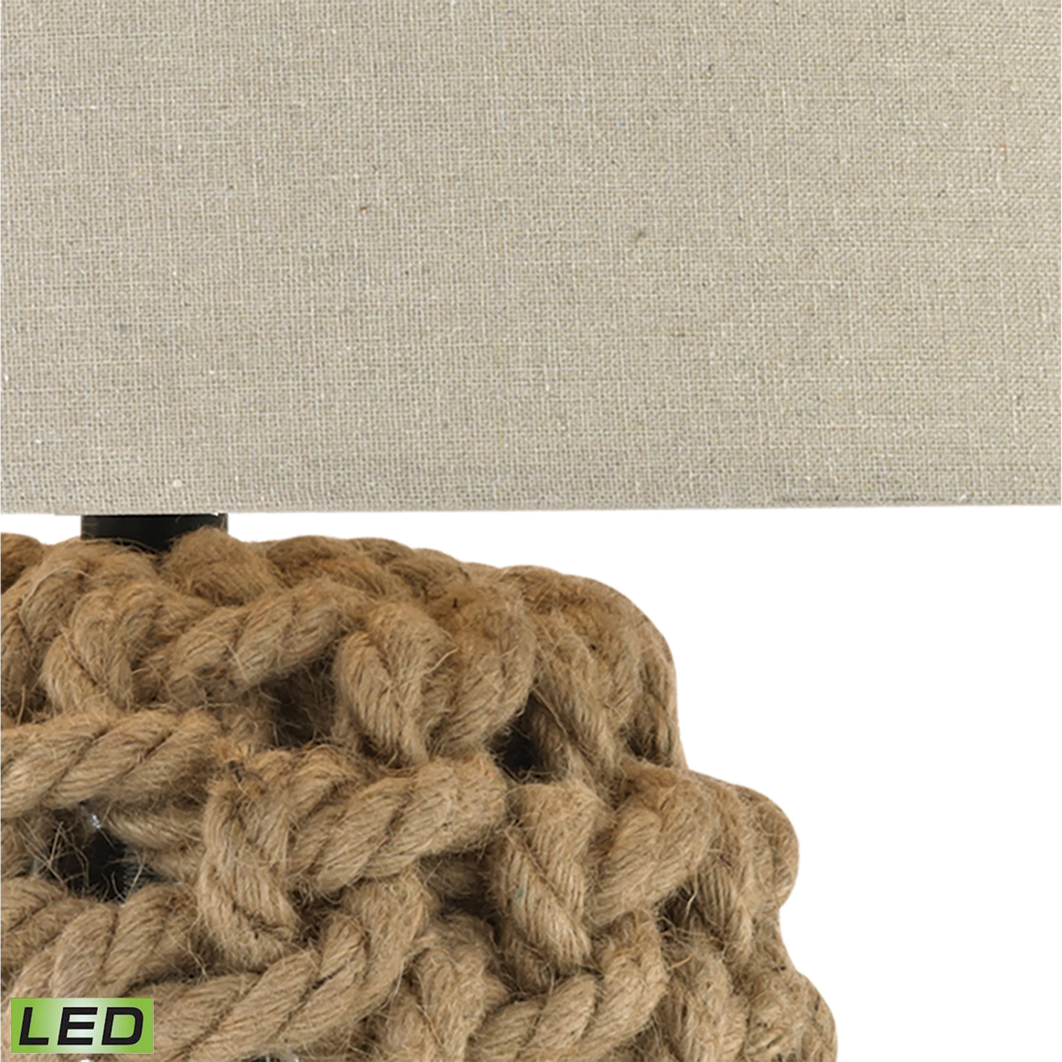 Rope 29.5" High 1-Light Table Lamp