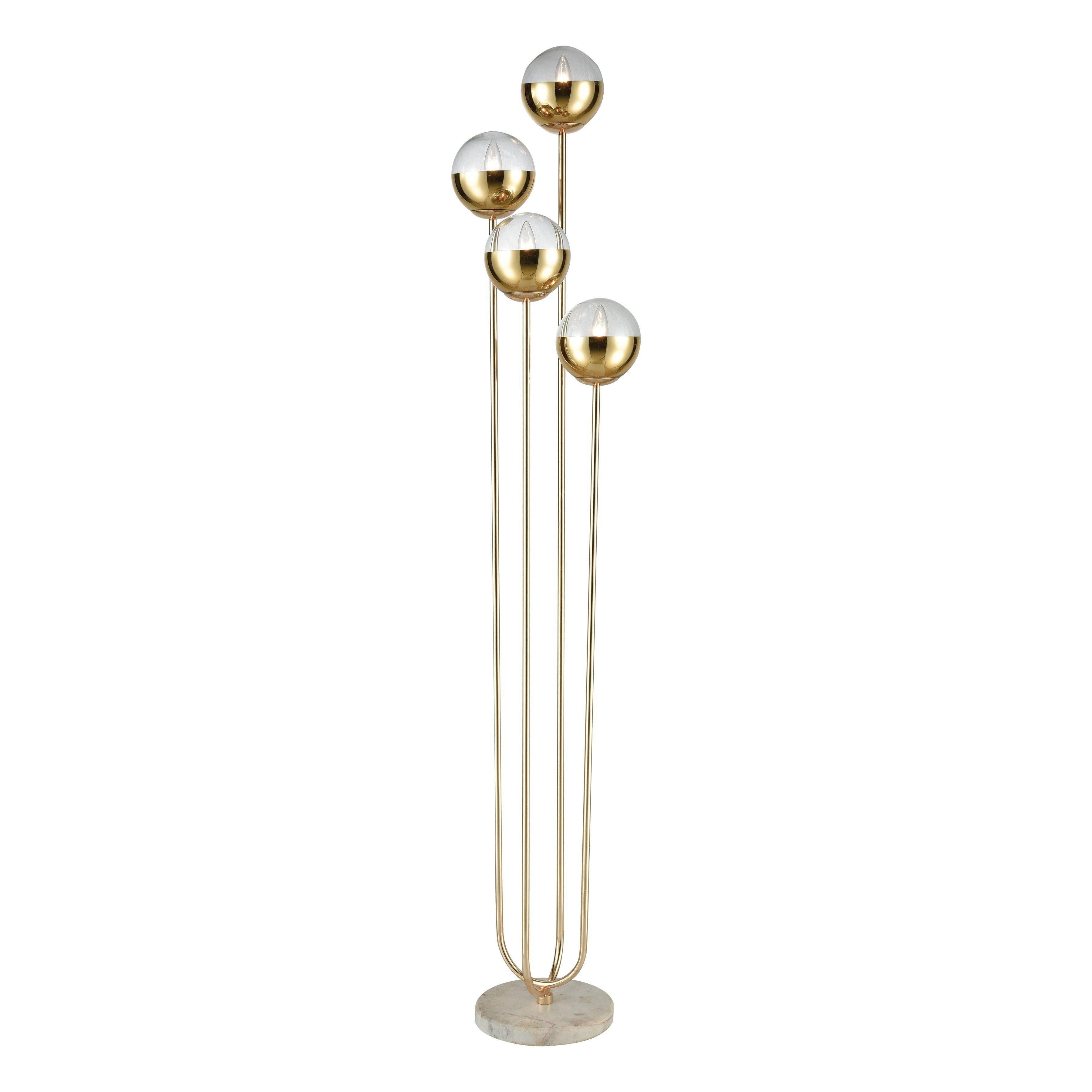 Haute Floreal 70" High 4-Light Floor Lamp