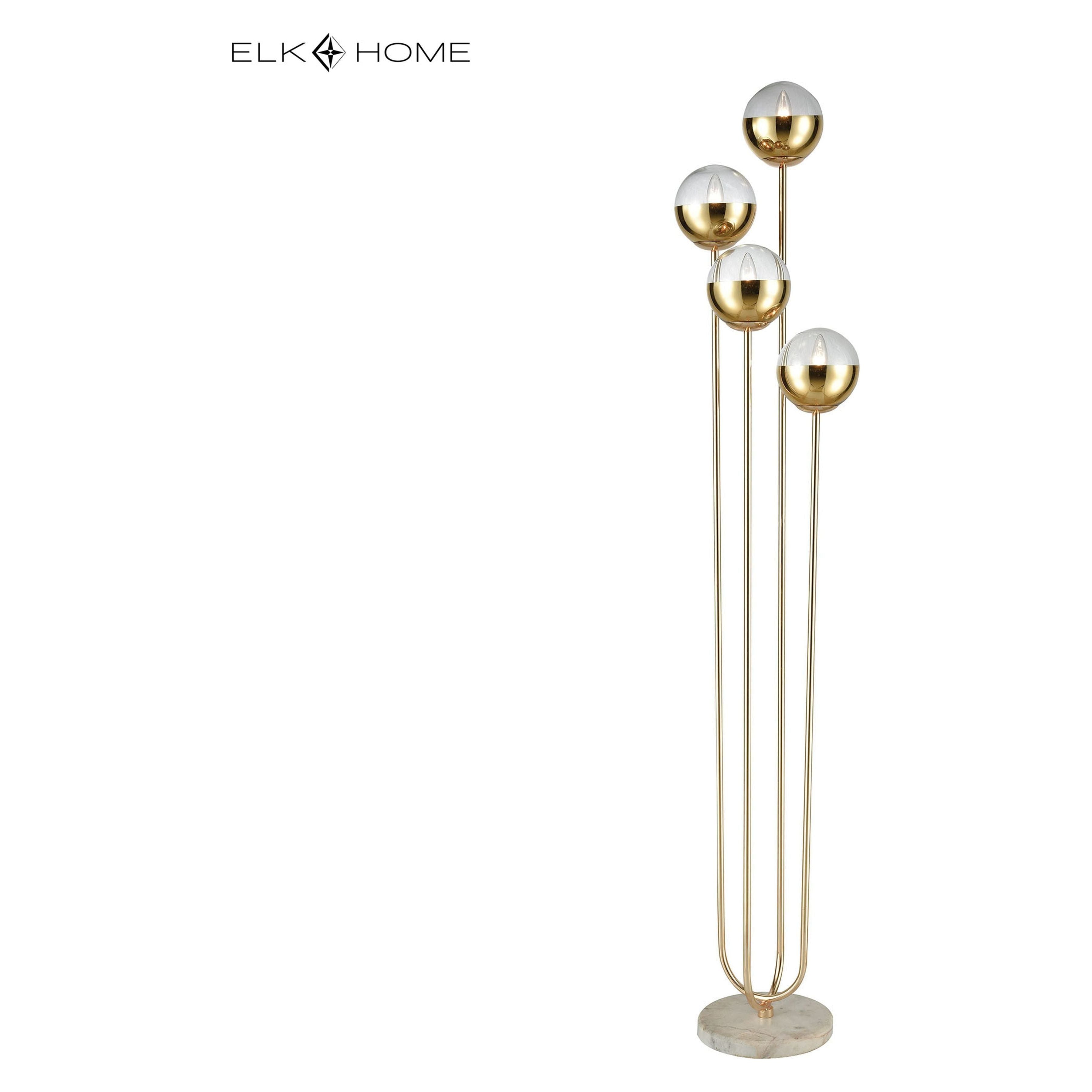 Haute Floreal 70" High 4-Light Floor Lamp