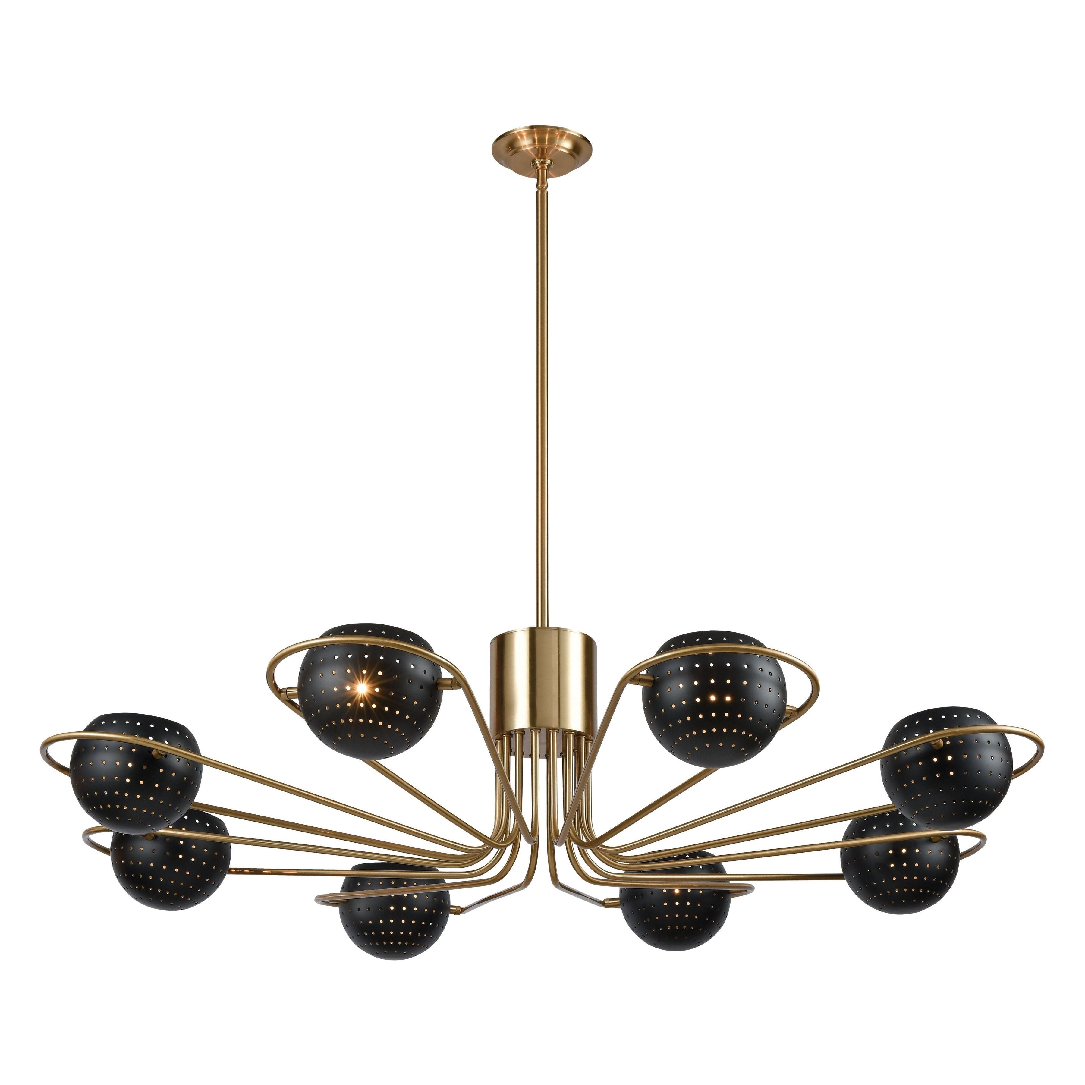 Scarab 47" Wide 8-Light Chandelier