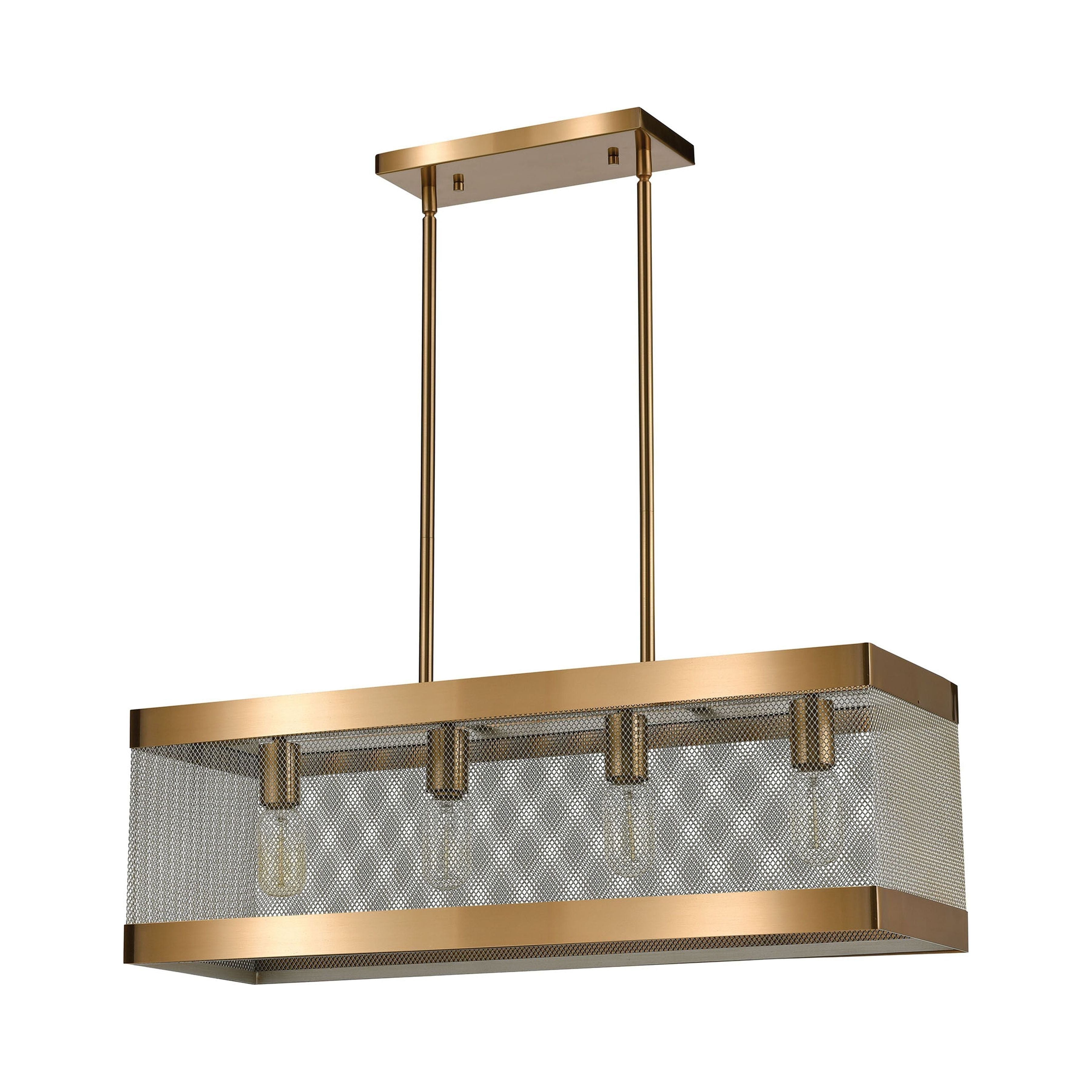 Line in the Sand 28" Wide 4-Light Chandelier