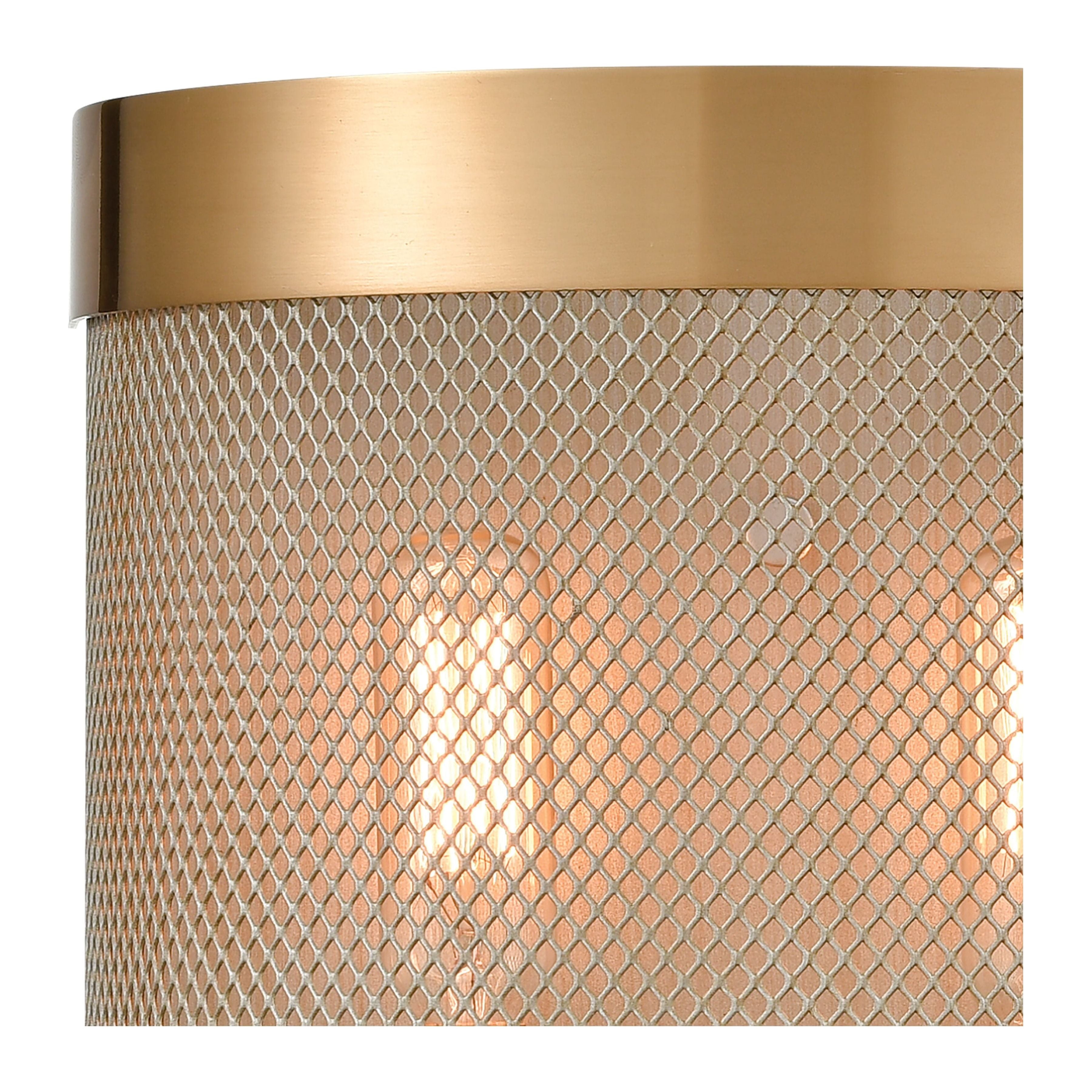 Line in the Sand 8" High 2-Light Sconce