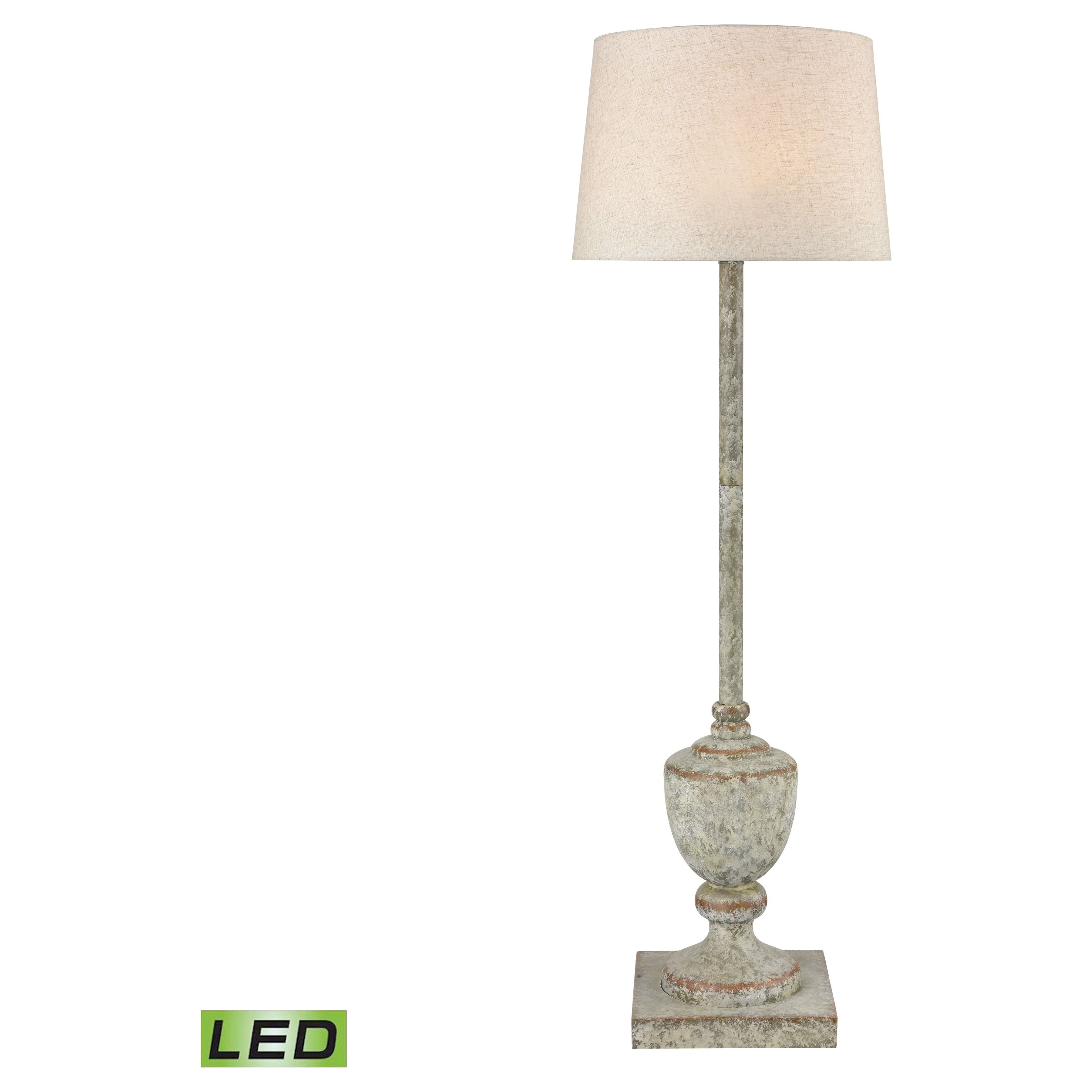 Regus 51" High 1-Light Outdoor Floor Lamp
