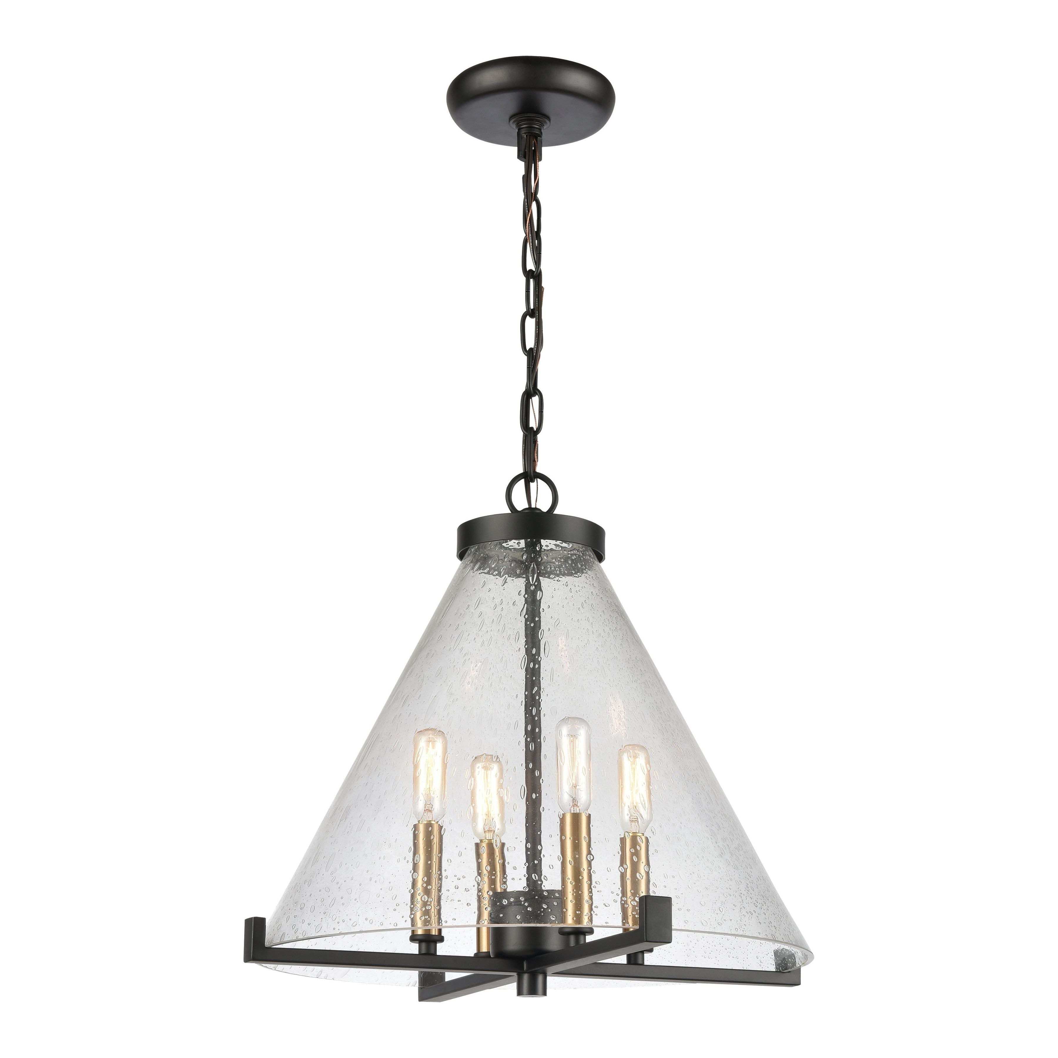 The Holding 17" Wide 4-Light Pendant