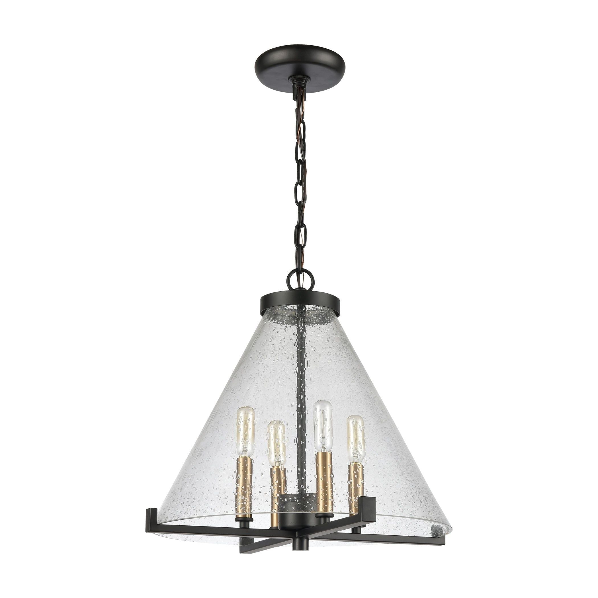 The Holding 17" Wide 4-Light Pendant