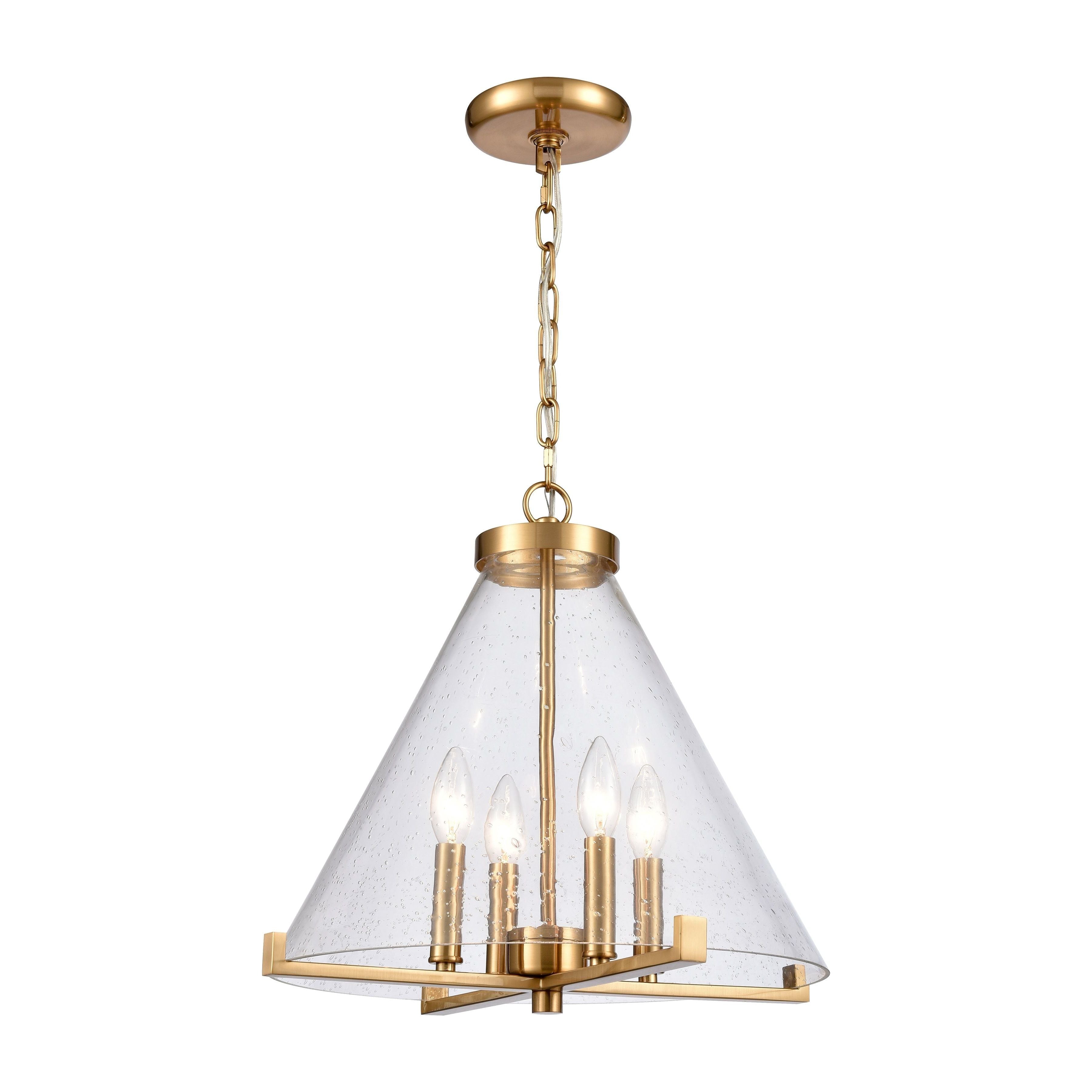 The Holding 17" Wide 4-Light Pendant