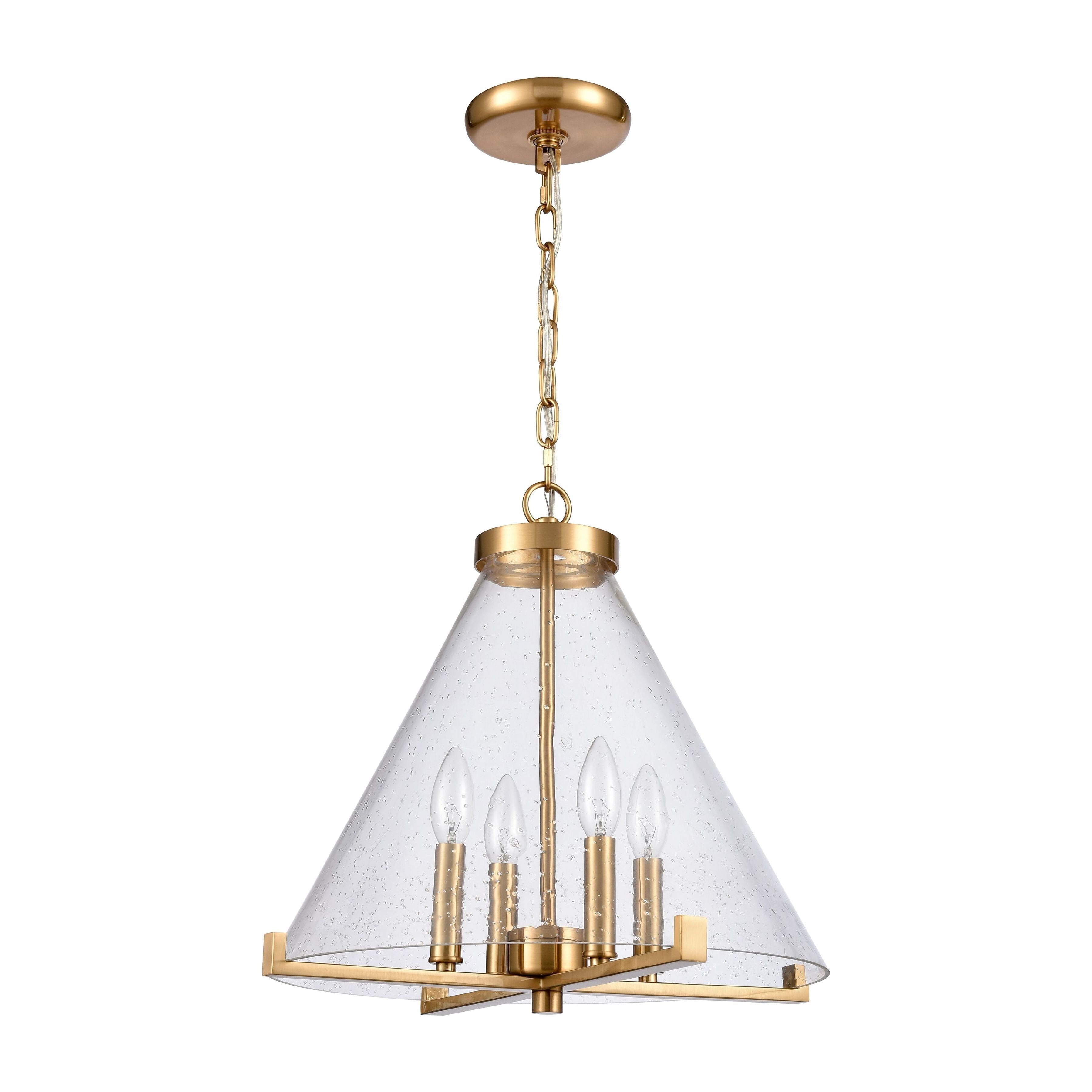 The Holding 17" Wide 4-Light Pendant