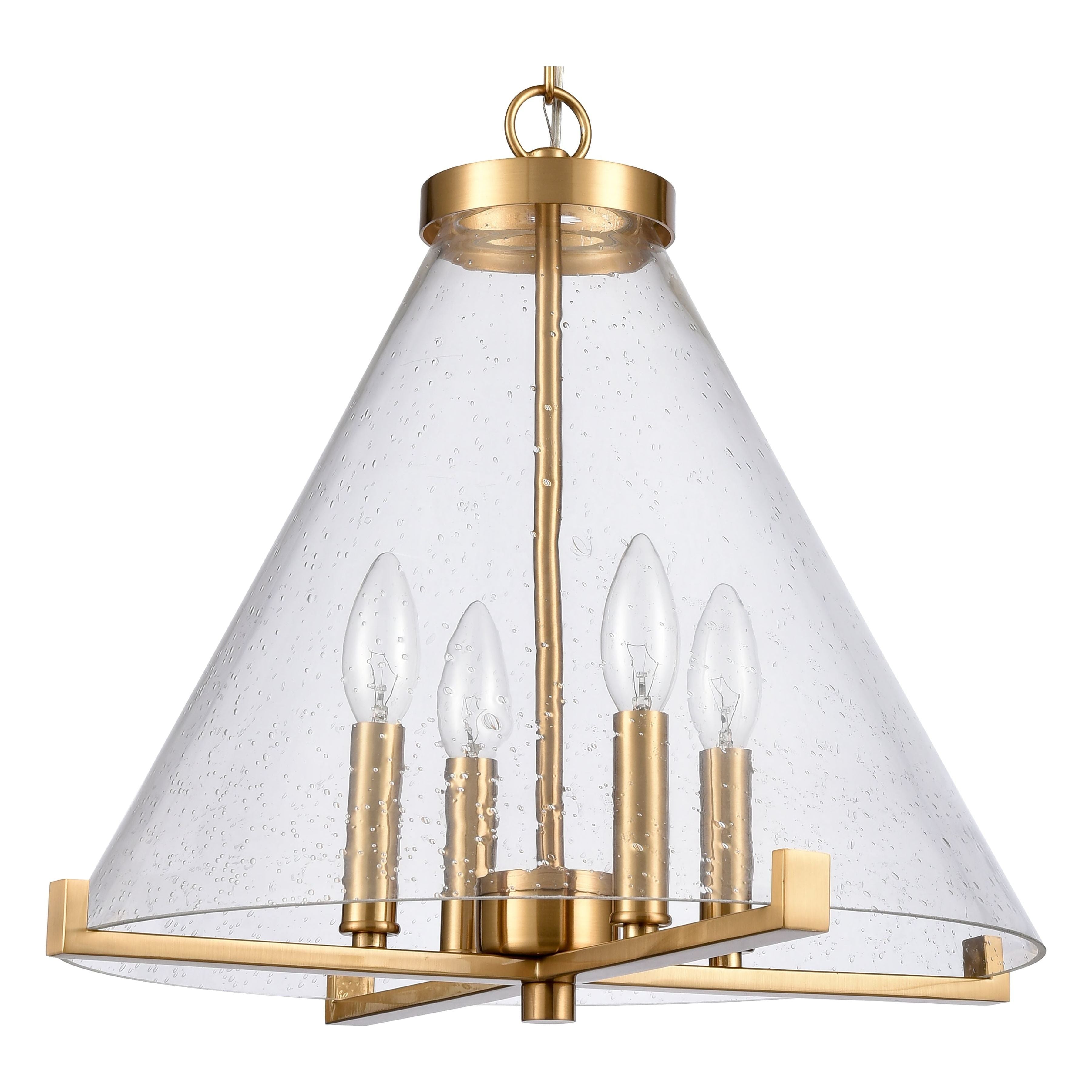 The Holding 17" Wide 4-Light Pendant