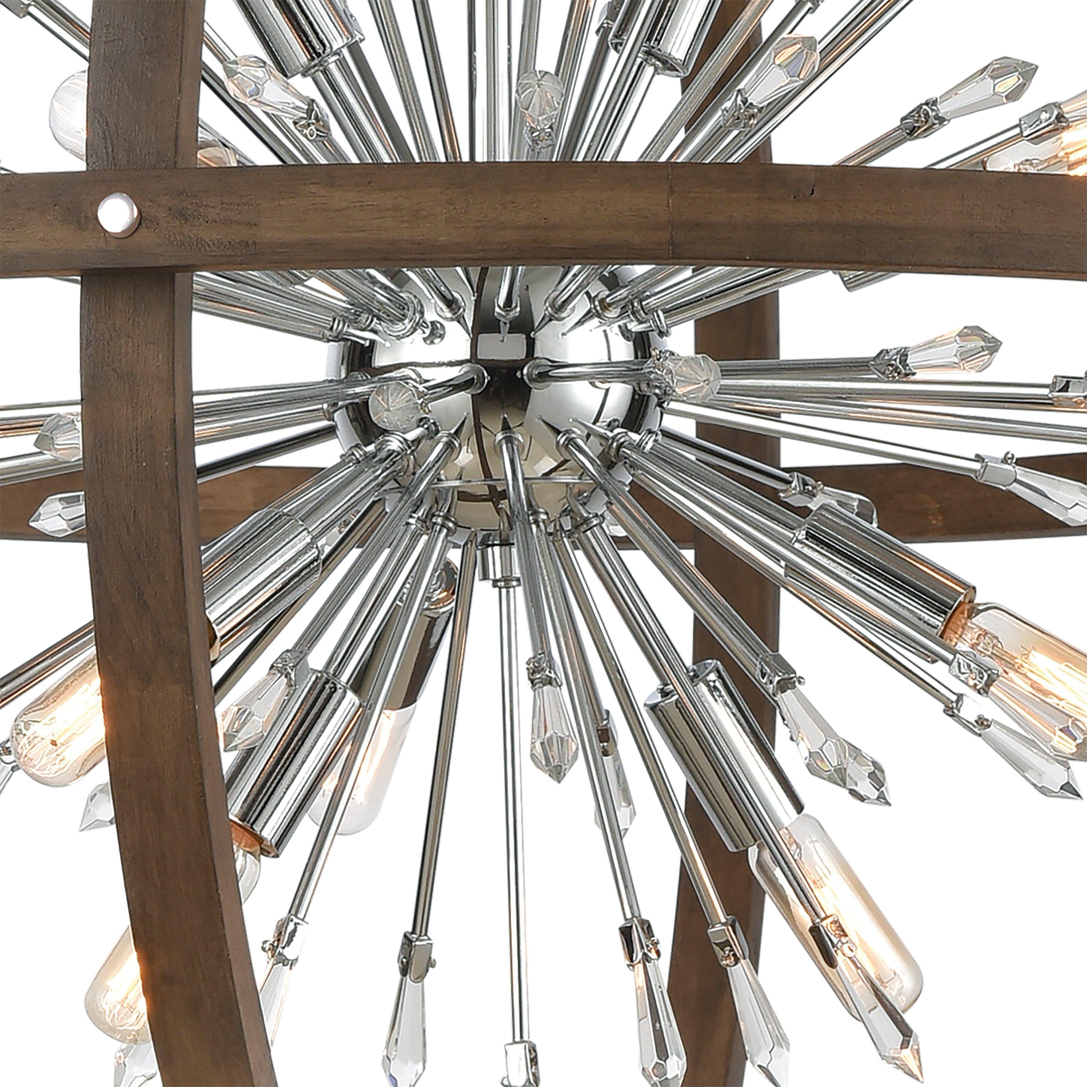 Morning Star 19.5" Wide 6-Light Pendant