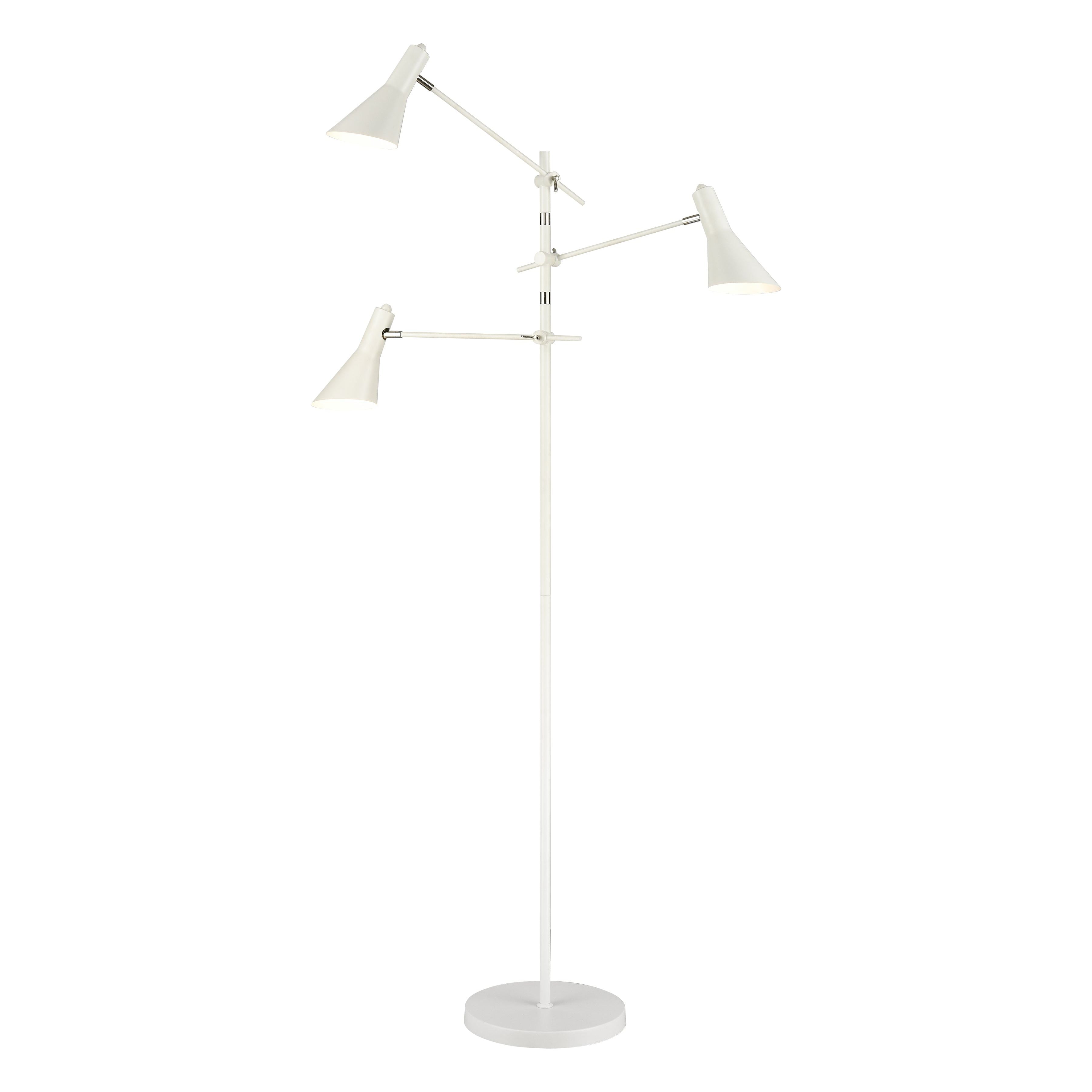 Sallert 72.75" High 3-Light Floor Lamp