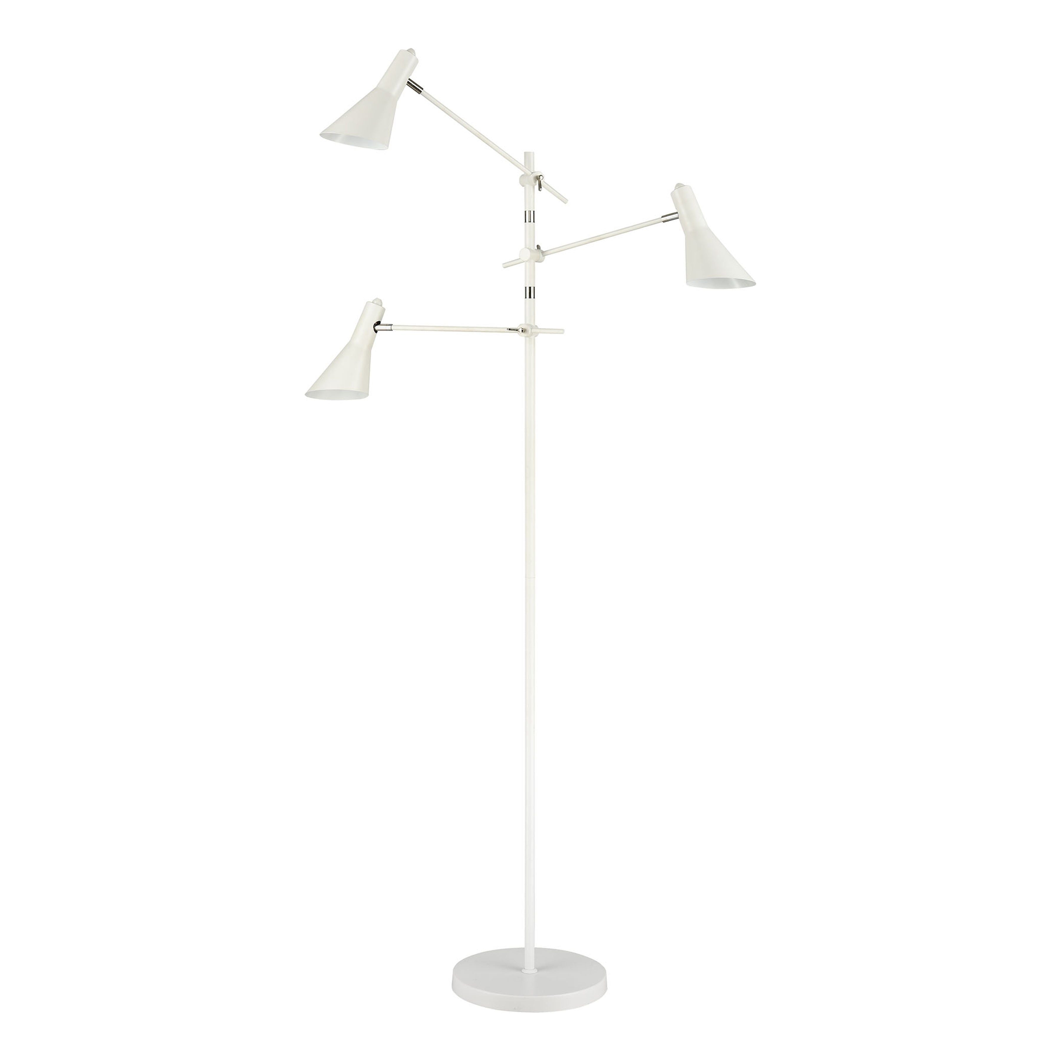 Sallert 72.75" High 3-Light Floor Lamp