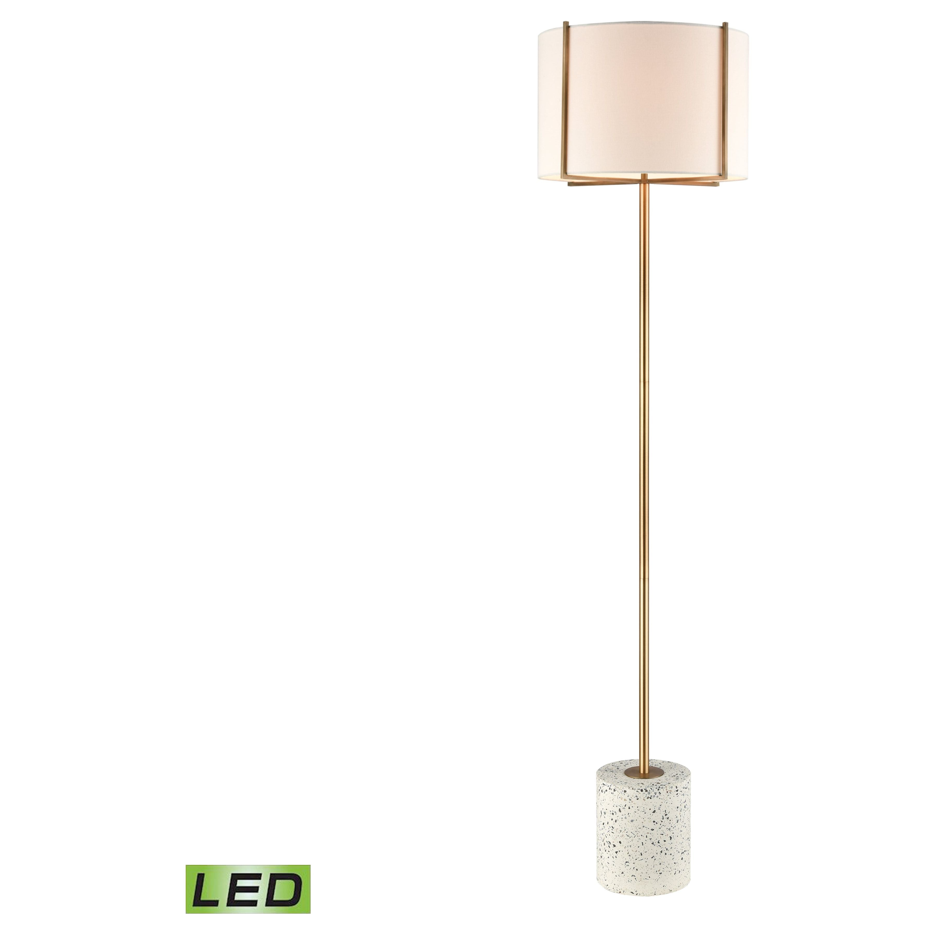Trussed 63" High 1-Light Floor Lamp