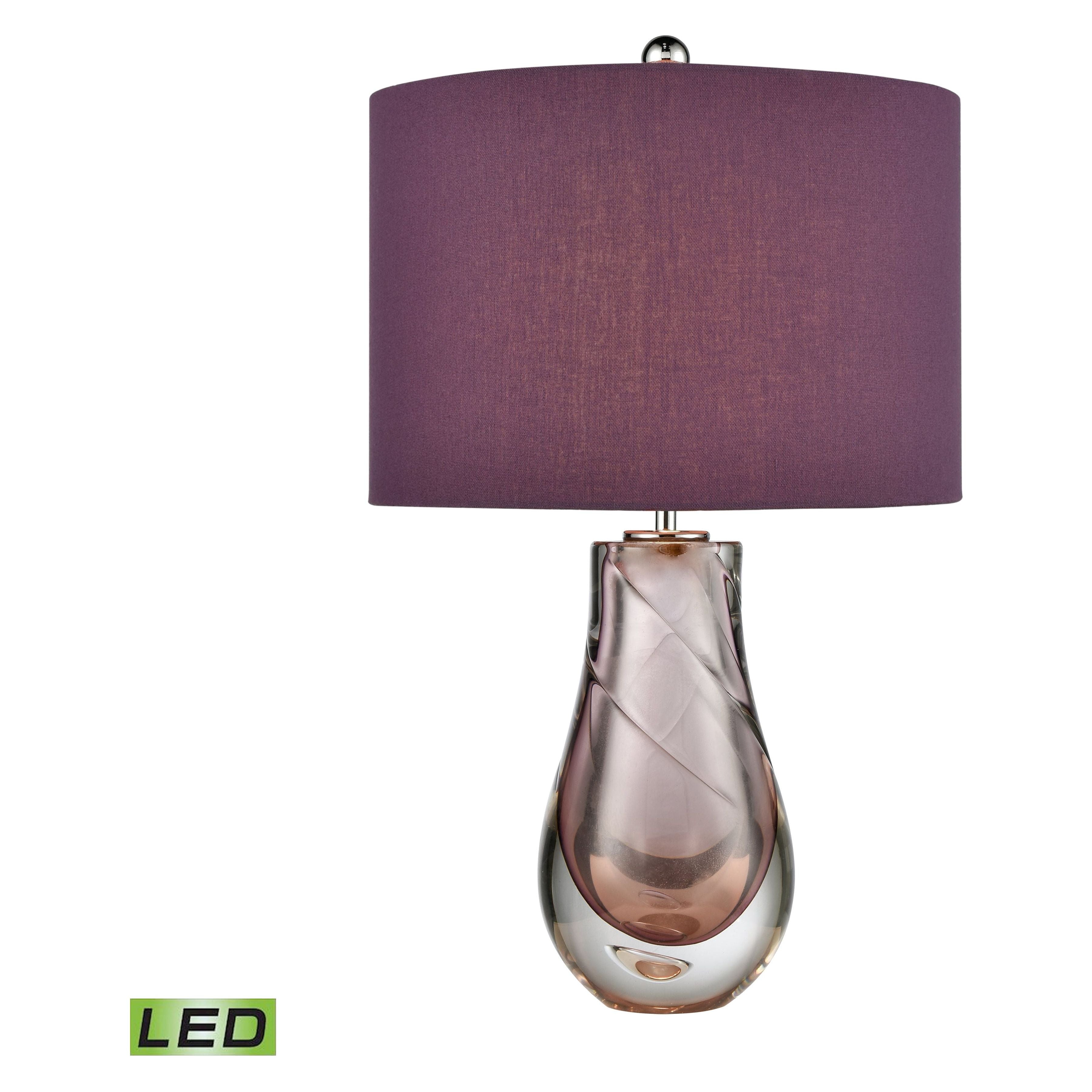 Dusty Rose 22" High 1-Light Table Lamp