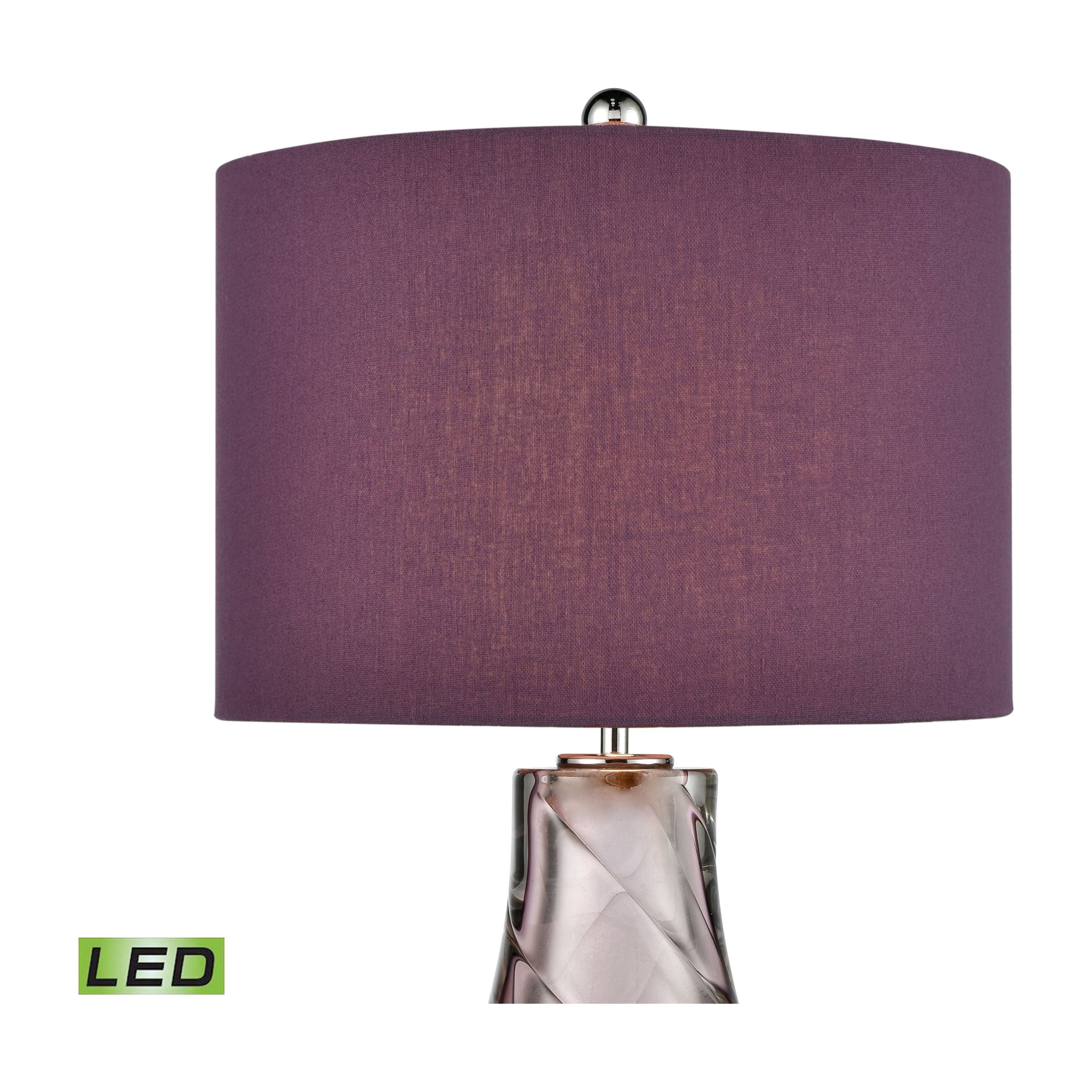 Dusty Rose 22" High 1-Light Table Lamp