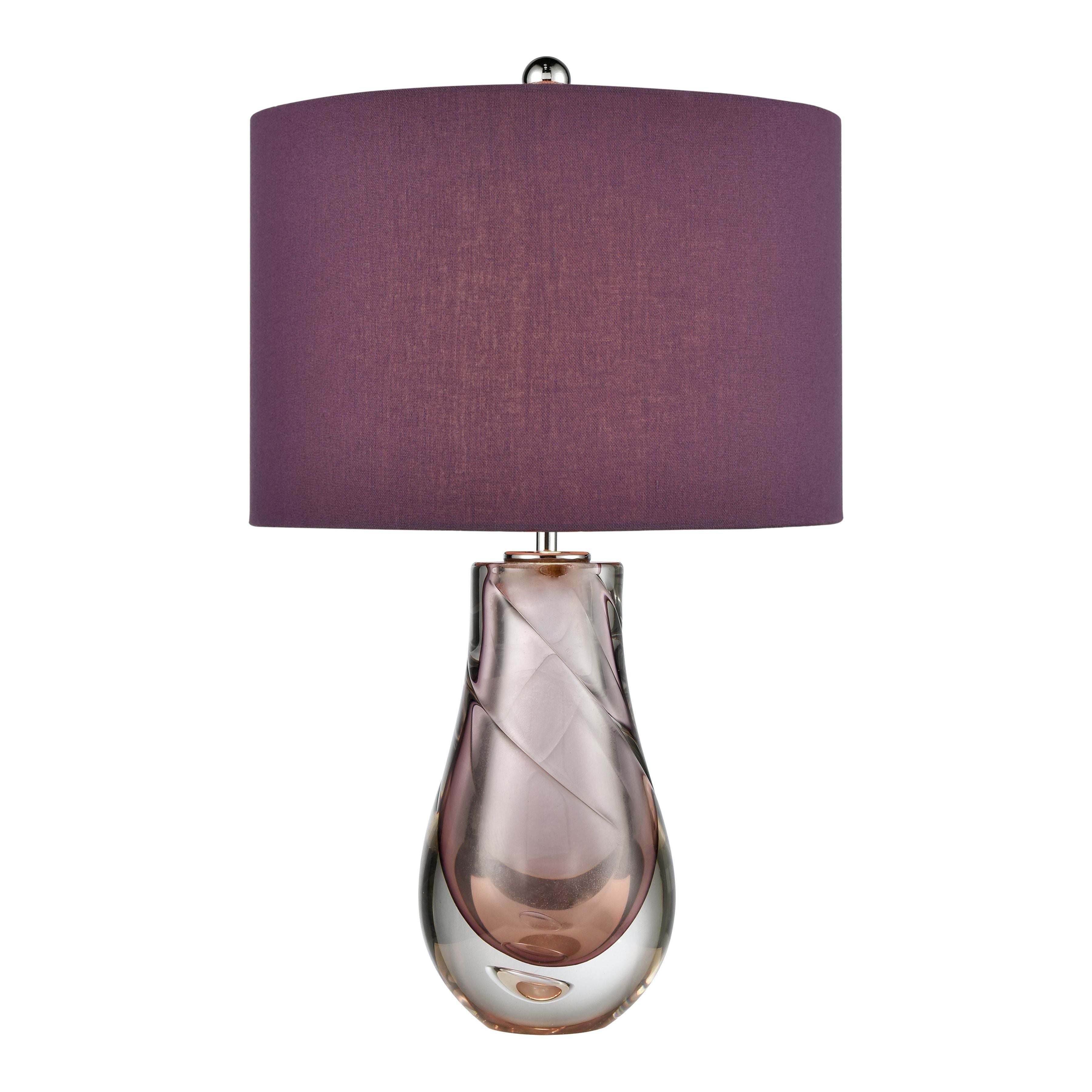 Dusty Rose 22" High 1-Light Table Lamp