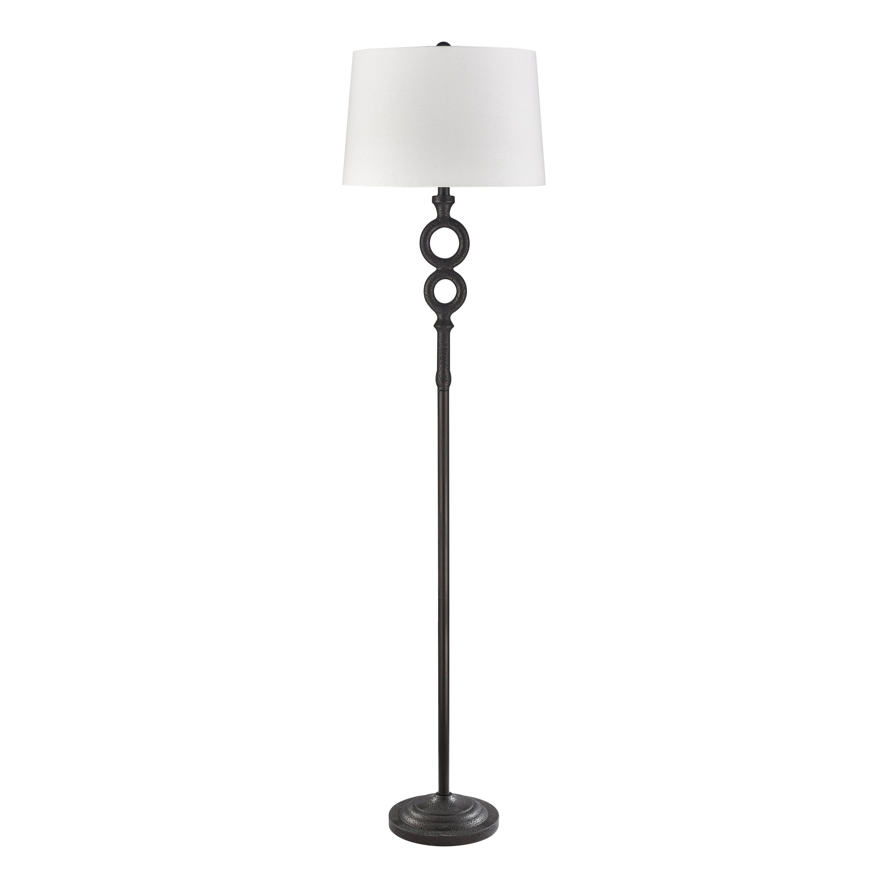 Hammered Home 67" High 1-Light Floor Lamp